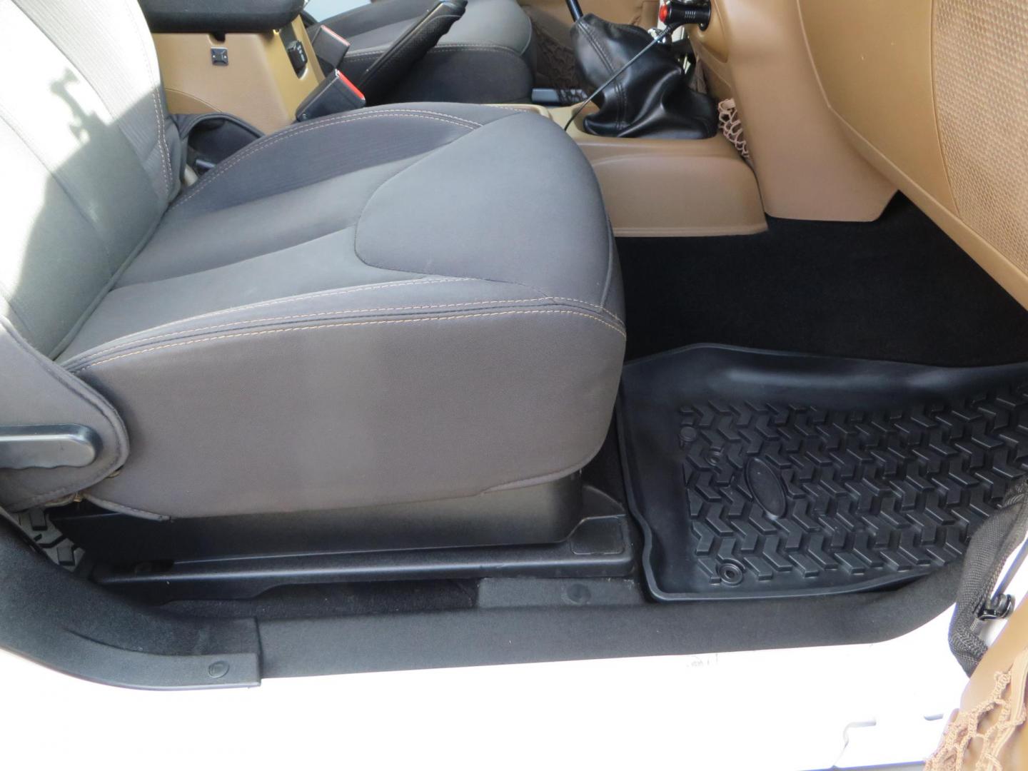 2013 White Jeep Wrangler Rubicon 4WD (1C4BJWCGXDL) with an 3.6L V6 DOHC 24V FFV engine, located at 2630 Grass Valley Highway, Auburn, CA, 95603, (530) 508-5100, 38.937893, -121.095482 - Features a Metal Cloak suspension system, Old Man EMU shocks, Ruff Stuff differential covers, Synergy steering upgrade, 37" Mickey Thompson Baja Boss tires, 17" Steel wheels, Genright front bumper, Badland Winch, LED lights, Rear Bumper, Teraflex Ice Chest rack, HIgh LIft Jack, Jerry Can mount, D Ri - Photo#51