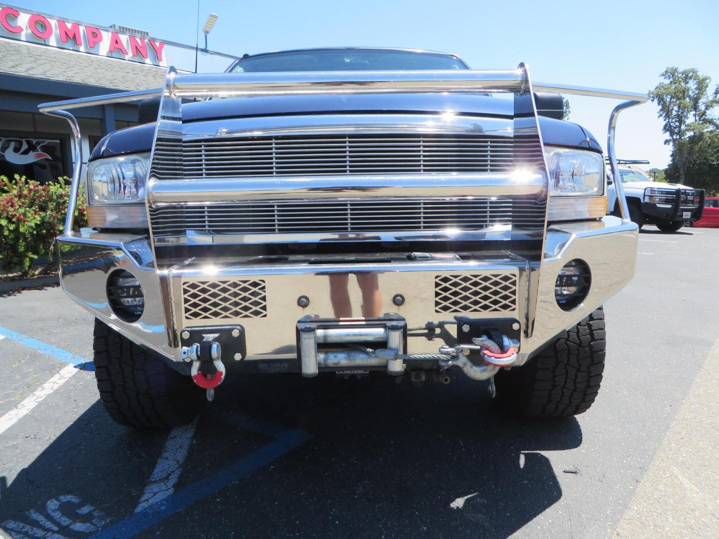 2003 Blue Ford Excursion Eddie Bauer 6.0L 4WD (1FMSU45PX3E) with an 6.0L V8 OHV 32V TURBO DIESEL engine, 5-Speed Automatic Overdrive transmission, located at 2630 Grass Valley Highway, Auburn, CA, 95603, (530) 508-5100, 38.937893, -121.095482 - Rare to find an Excursion especially like this... Extremely Clean 6.0L with ARP head studs, aluminum radiator, Lifted, Fuel wheels, Open Range AT tires, Bilstein Shocks, Amp power steps, Custom front and rear bumpers, 15K Warn Winch, Piaa Lights, RV Towable, Brake Controller, Edge Tuner CA legal, Ex - Photo#11