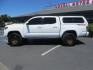2021 White Toyota Tacoma SR5 Double Cab V6 6AT 4WD (3TMCZ5AN1MM) with an 3.5L V6 DOHC 24V engine, 6A transmission, located at 2630 Grass Valley Highway, Auburn, CA, 95603, (530) 508-5100, 38.937893, -121.095482 - Icon Vehicle Dynamics remote reservoir coilovers & shocks, Icon Upper control arms, 1552 wheels, Toyo AT3 tires, Rock Sliders, Victory 4x4 roof and camper shell rack, Leer Camper shell, Banks Idash. - Photo#1