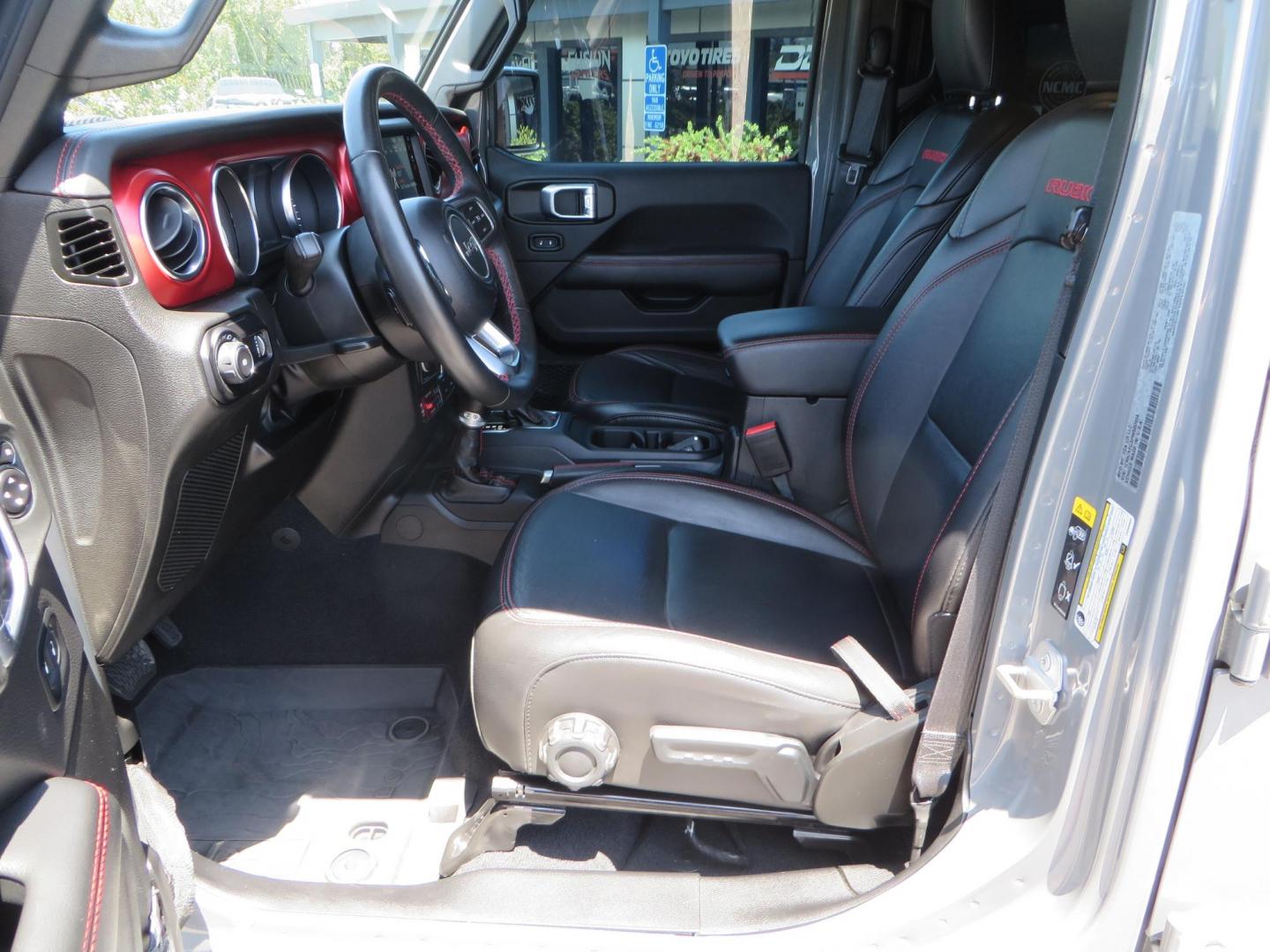2023 Gray /Black Jeep Wrangler Unlimited Rubicon (1C4HJXFG8PW) with an 3.6L V6 DOHC 24V FFV engine, 6A transmission, located at 2630 Grass Valley Highway, Auburn, CA, 95603, (530) 508-5100, 38.937893, -121.095482 - Features a 3.5" JKS suspension system, Fox shocks, 17" Method Race wheels, 37" Nitto Ridge Grappler tires, N-Fab EPYX running boards, Teraflex HD tire carrier, RC front & rear bumpers with led lights, and window tint. - Photo#22