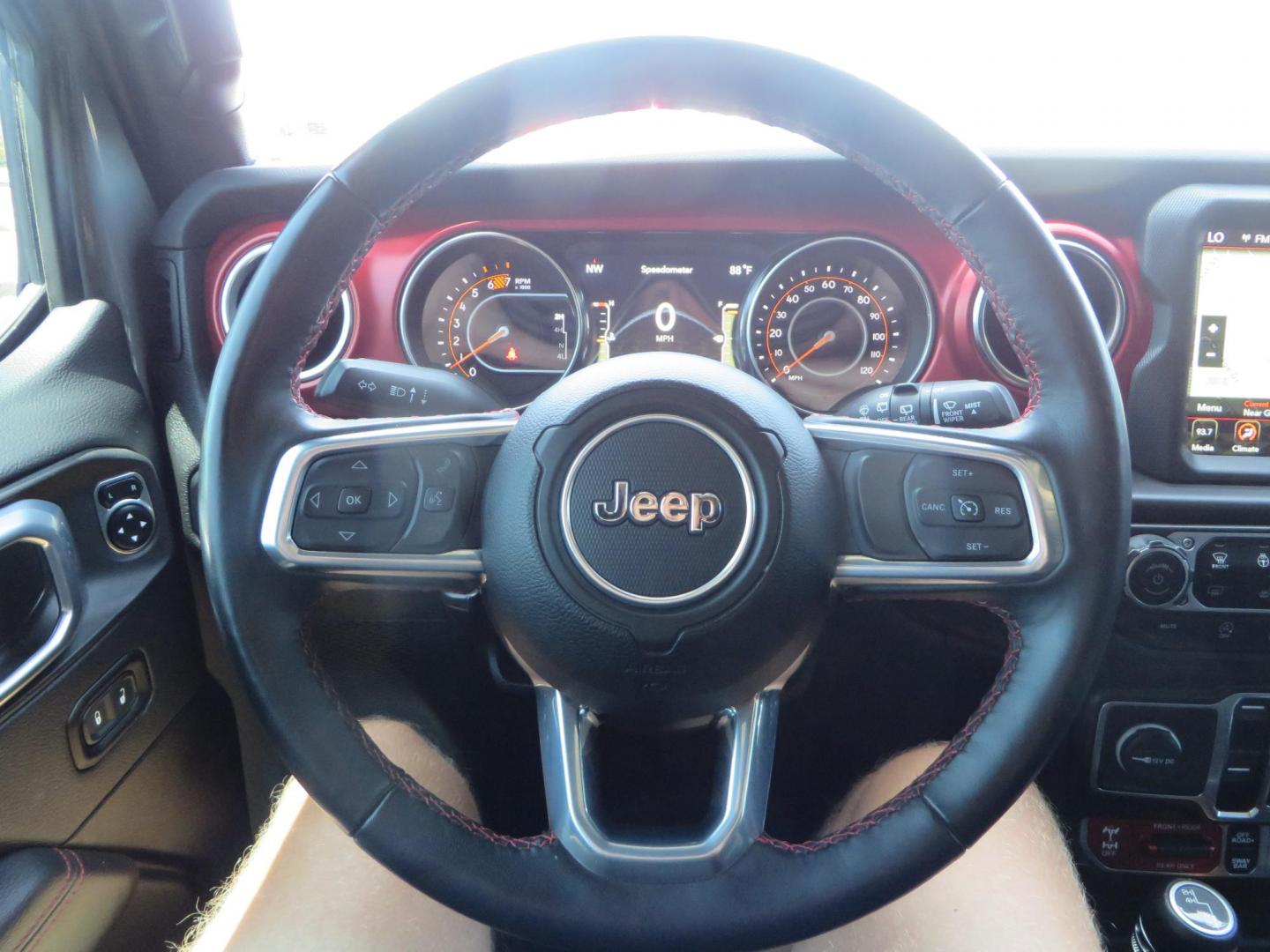 2023 Gray /Black Jeep Wrangler Unlimited Rubicon (1C4HJXFG8PW) with an 3.6L V6 DOHC 24V FFV engine, 6A transmission, located at 2630 Grass Valley Highway, Auburn, CA, 95603, (530) 508-5100, 38.937893, -121.095482 - Features a 3.5" JKS suspension system, Fox shocks, 17" Method Race wheels, 37" Nitto Ridge Grappler tires, N-Fab EPYX running boards, Teraflex HD tire carrier, RC front & rear bumpers with led lights, and window tint. - Photo#37