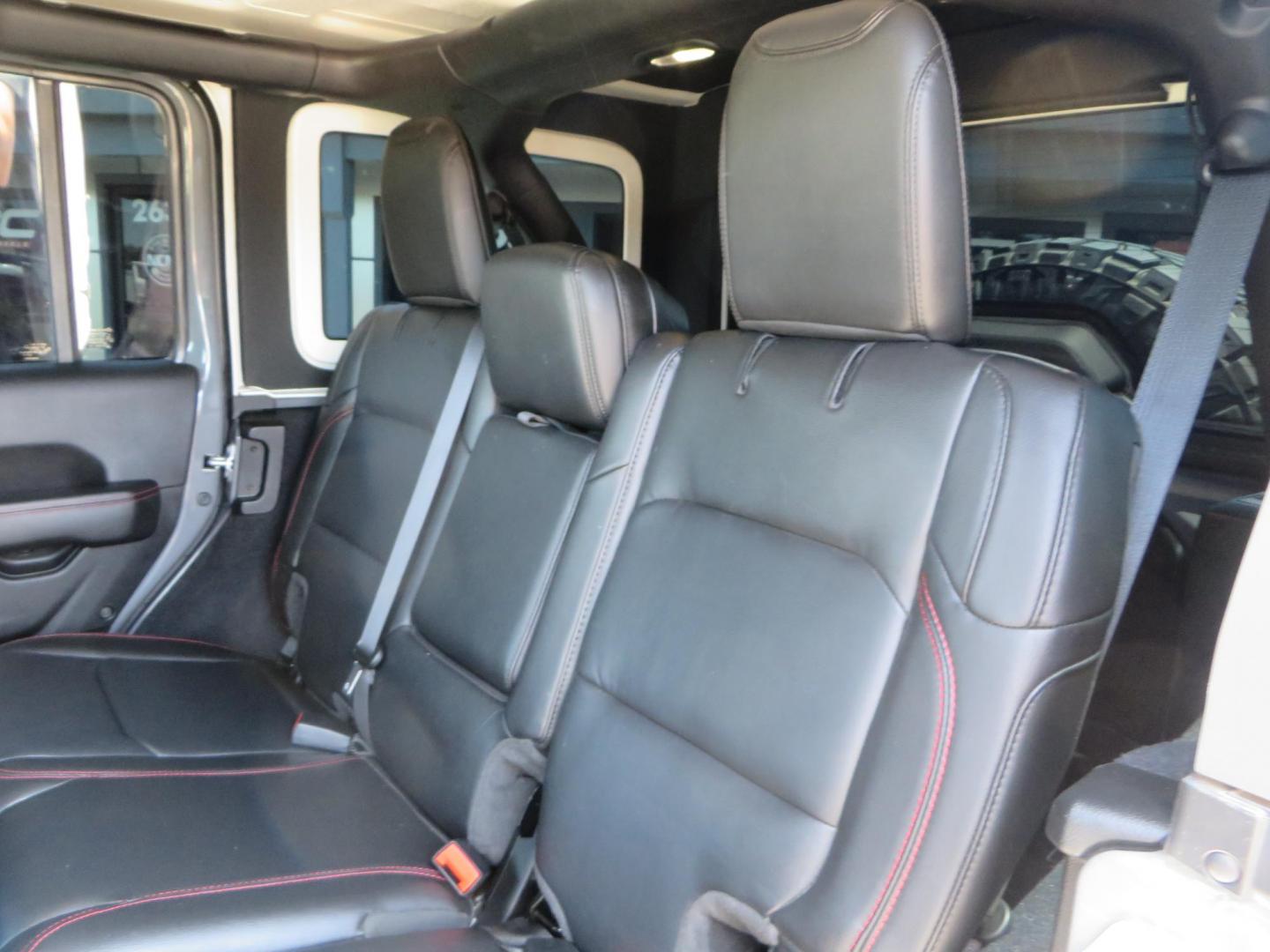 2023 Gray /Black Jeep Wrangler Unlimited Rubicon (1C4HJXFG8PW) with an 3.6L V6 DOHC 24V FFV engine, 6A transmission, located at 2630 Grass Valley Highway, Auburn, CA, 95603, (530) 508-5100, 38.937893, -121.095482 - Features a 3.5" JKS suspension system, Fox shocks, 17" Method Race wheels, 37" Nitto Ridge Grappler tires, N-Fab EPYX running boards, Teraflex HD tire carrier, RC front & rear bumpers with led lights, and window tint. - Photo#44