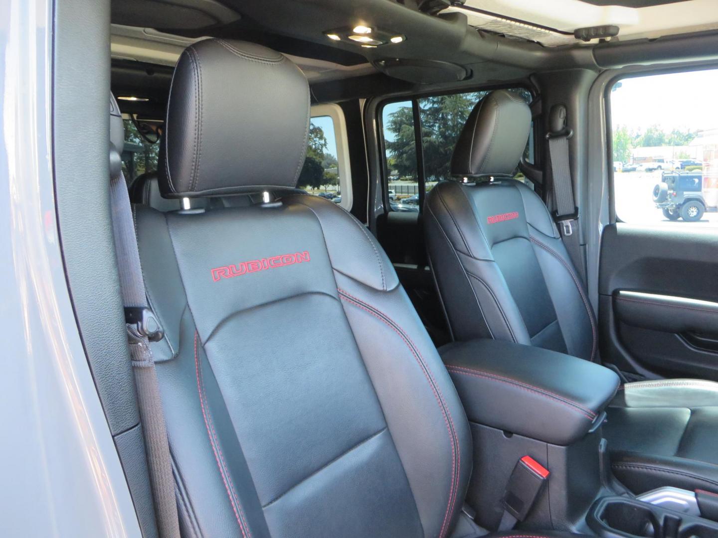2023 Gray /Black Jeep Wrangler Unlimited Rubicon (1C4HJXFG8PW) with an 3.6L V6 DOHC 24V FFV engine, 6A transmission, located at 2630 Grass Valley Highway, Auburn, CA, 95603, (530) 508-5100, 38.937893, -121.095482 - Features a 3.5" JKS suspension system, Fox shocks, 17" Method Race wheels, 37" Nitto Ridge Grappler tires, N-Fab EPYX running boards, Teraflex HD tire carrier, RC front & rear bumpers with led lights, and window tint. - Photo#52