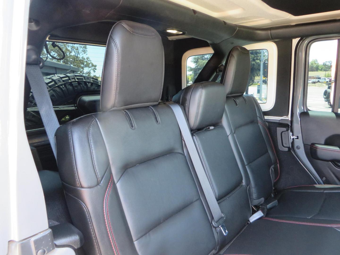 2023 Gray /Black Jeep Wrangler Unlimited Rubicon (1C4HJXFG8PW) with an 3.6L V6 DOHC 24V FFV engine, 6A transmission, located at 2630 Grass Valley Highway, Auburn, CA, 95603, (530) 508-5100, 38.937893, -121.095482 - Features a 3.5" JKS suspension system, Fox shocks, 17" Method Race wheels, 37" Nitto Ridge Grappler tires, N-Fab EPYX running boards, Teraflex HD tire carrier, RC front & rear bumpers with led lights, and window tint. - Photo#58
