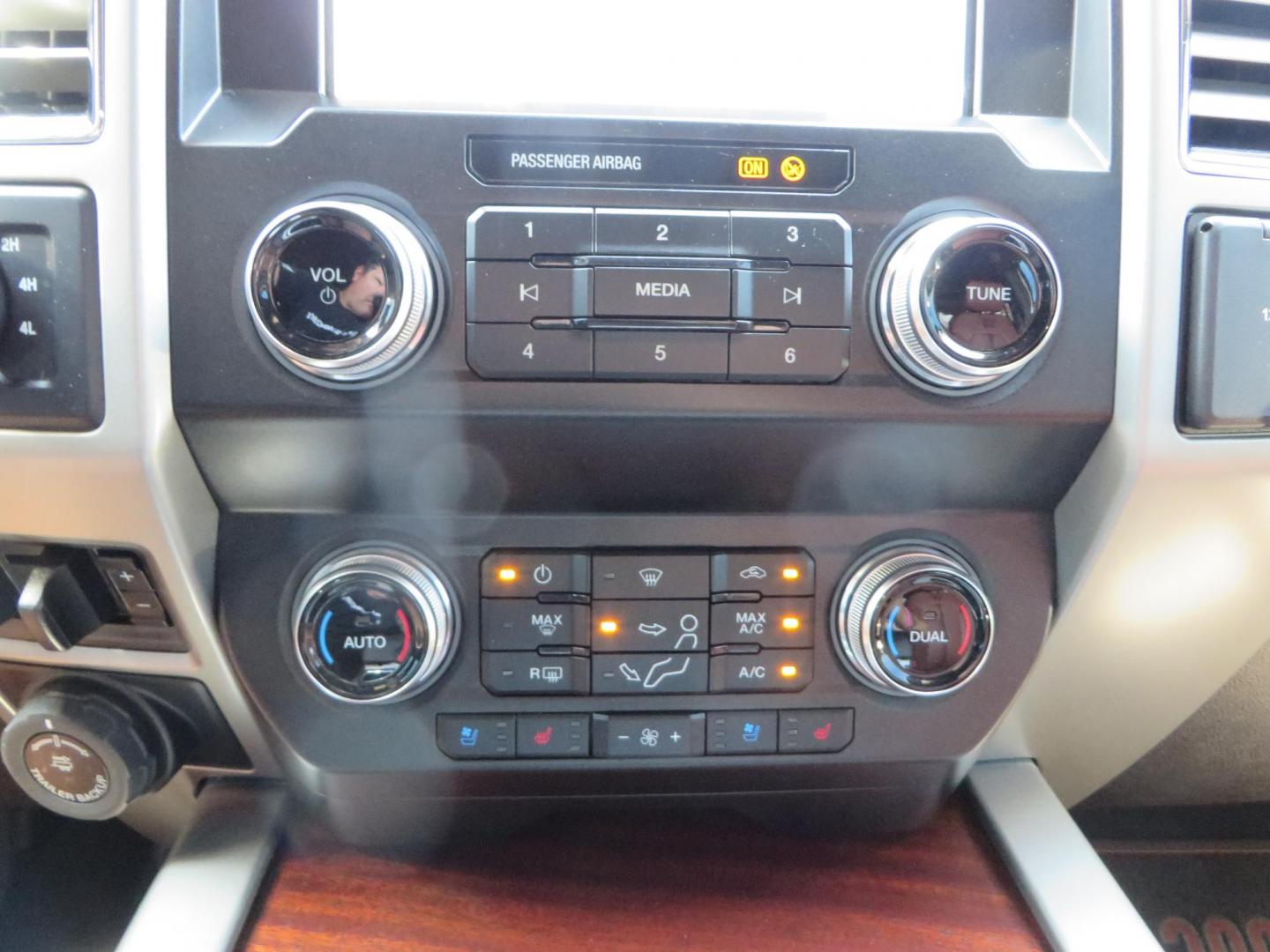 2021 White Ford F-450 SD King Ranch Crew Cab DRW 4WD (1FT8W4DT6ME) with an 6.7L V8 OHV 16V DIESEL engine, 6A transmission, located at 2630 Grass Valley Highway, Auburn, CA, 95603, (530) 508-5100, 38.937893, -121.095482 - Must see F450 King Ranch sitting on 37" Nitto Ridge Grappler tires wrapped around 22" American Force wheels, 2.5" King Remote reservoir Coilovers, King 2.5 adjustable shocks, King dual steering stabilizers, and window tint. - Photo#40