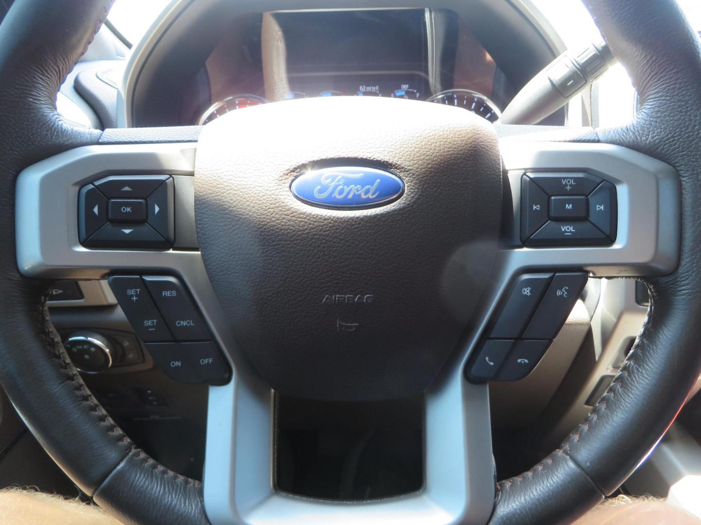 2021 White Ford F-450 SD King Ranch Crew Cab DRW 4WD (1FT8W4DT6ME) with an 6.7L V8 OHV 16V DIESEL engine, 6A transmission, located at 2630 Grass Valley Highway, Auburn, CA, 95603, (530) 508-5100, 38.937893, -121.095482 - Must see F450 King Ranch sitting on 37" Nitto Ridge Grappler tires wrapped around 22" American Force wheels, 2.5" King Remote reservoir Coilovers, King 2.5 adjustable shocks, King dual steering stabilizers, and window tint. - Photo#49