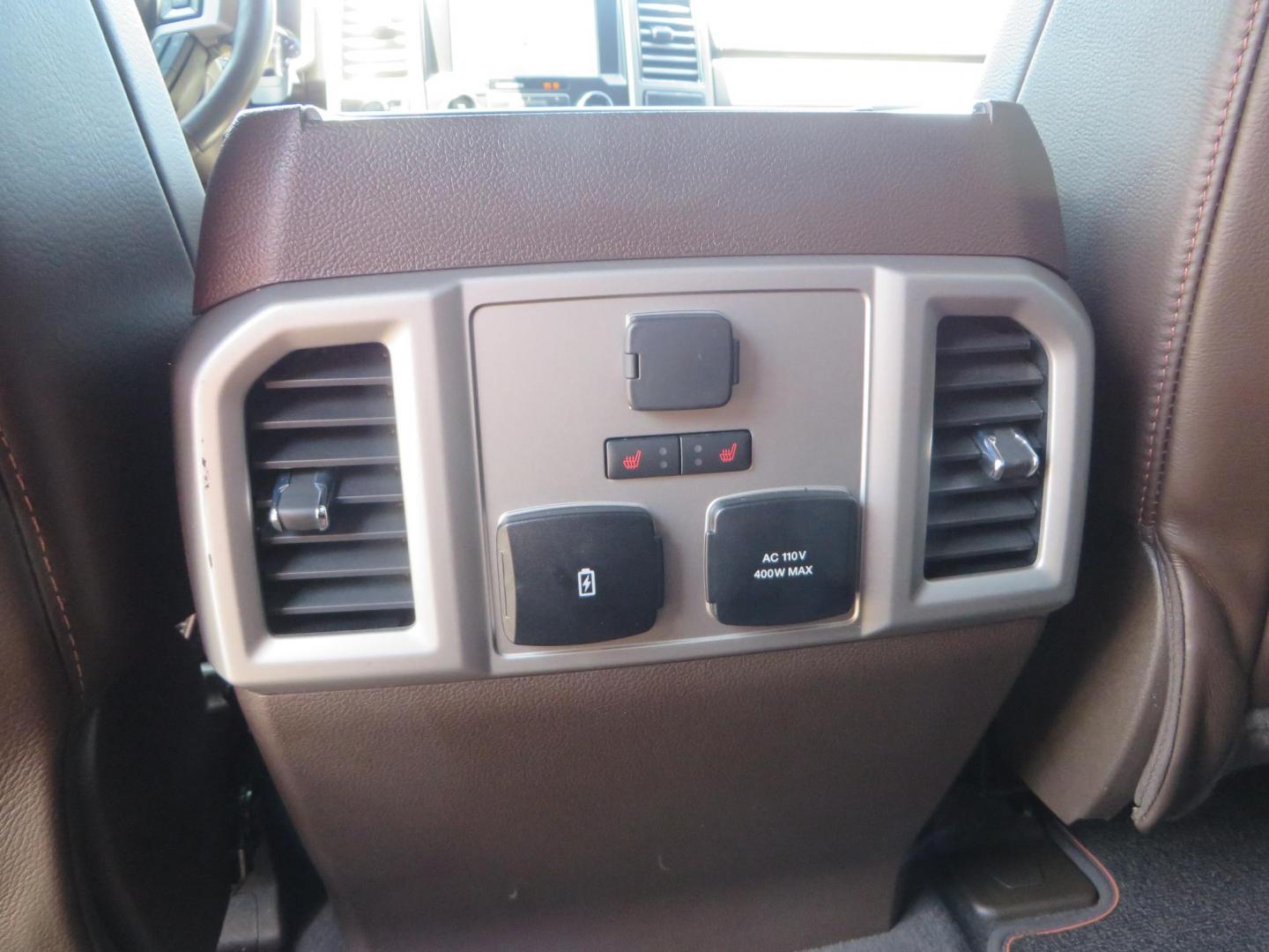 2021 White Ford F-450 SD King Ranch Crew Cab DRW 4WD (1FT8W4DT6ME) with an 6.7L V8 OHV 16V DIESEL engine, 6A transmission, located at 2630 Grass Valley Highway, Auburn, CA, 95603, (530) 508-5100, 38.937893, -121.095482 - Must see F450 King Ranch sitting on 37" Nitto Ridge Grappler tires wrapped around 22" American Force wheels, 2.5" King Remote reservoir Coilovers, King 2.5 adjustable shocks, King dual steering stabilizers, and window tint. - Photo#60