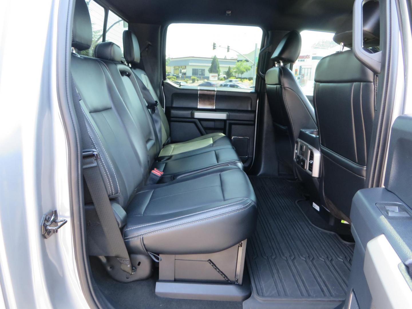 2022 SILVER /BLACK Ford F-250 SD Lariat Crew Cab 4WD (1FT8W2BT6NE) with an 6.7L V8 OHV 16V DIESEL engine, 6A transmission, located at 2630 Grass Valley Highway, Auburn, CA, 95603, (530) 508-5100, 38.937893, -121.095482 - Dont miss this F-250 sitting on a Carli Back Country suspension system, Fox remote reservoir shocks, Radius arms, Deaver rear springs, Torsion sway bar, upper and lower stabilizers, 37" Toyo RT Trail tires, 17" Innov8 G500 wheels, Baja Designs Fog light kit, Diamondback bedcover, Bed Molle panels, - Photo#69