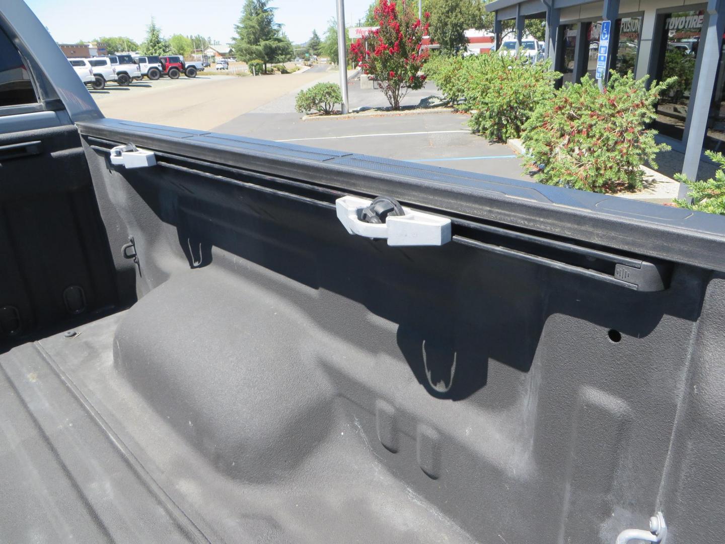 2018 Gray /Black Toyota Tundra SR5 5.7L V8 CrewMax 4WD (5TFDY5F15JX) with an 5.7L V8 DOHC 32V engine, 6A transmission, located at 2630 Grass Valley Highway, Auburn, CA, 95603, (530) 508-5100, 38.937893, -121.095482 - Lifted Tundra sitting on a Pro Comp 6" Lift kit, 37" Nitto Ridge Grappler tires, 20" Fuel Recoil wheels, N-Fab running boards, Grille Mounted Light Bar, Bilstein 5100 rear shocks, TRD dual exhaust, Fender Flarew, and window tint. - Photo#15