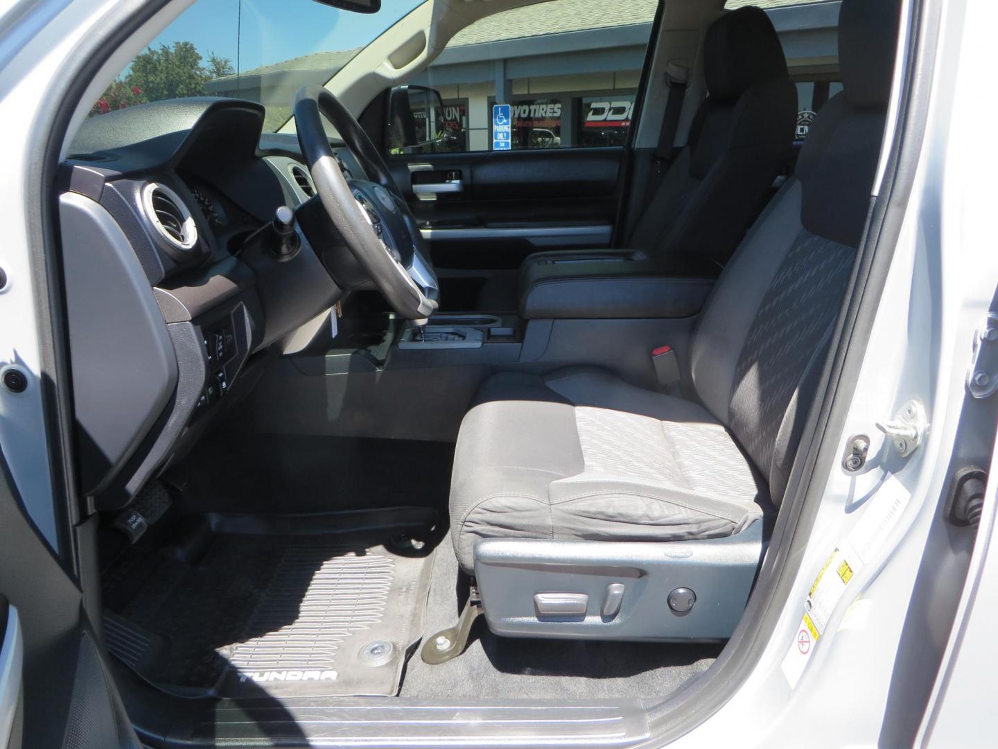 2018 Gray /Black Toyota Tundra SR5 5.7L V8 CrewMax 4WD (5TFDY5F15JX) with an 5.7L V8 DOHC 32V engine, 6A transmission, located at 2630 Grass Valley Highway, Auburn, CA, 95603, (530) 508-5100, 38.937893, -121.095482 - Lifted Tundra sitting on a Pro Comp 6" Lift kit, 37" Nitto Ridge Grappler tires, 20" Fuel Recoil wheels, N-Fab running boards, Grille Mounted Light Bar, Bilstein 5100 rear shocks, TRD dual exhaust, Fender Flarew, and window tint. - Photo#19