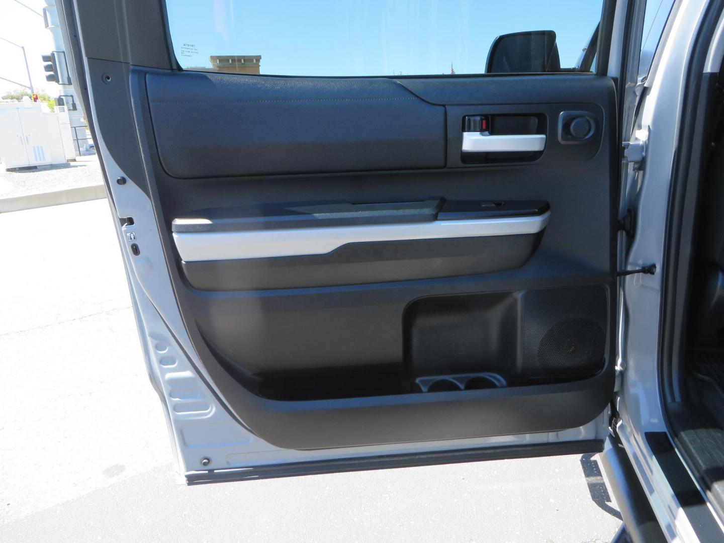 2018 Gray /Black Toyota Tundra SR5 5.7L V8 CrewMax 4WD (5TFDY5F15JX) with an 5.7L V8 DOHC 32V engine, 6A transmission, located at 2630 Grass Valley Highway, Auburn, CA, 95603, (530) 508-5100, 38.937893, -121.095482 - Lifted Tundra sitting on a Pro Comp 6" Lift kit, 37" Nitto Ridge Grappler tires, 20" Fuel Recoil wheels, N-Fab running boards, Grille Mounted Light Bar, Bilstein 5100 rear shocks, TRD dual exhaust, Fender Flarew, and window tint. - Photo#37