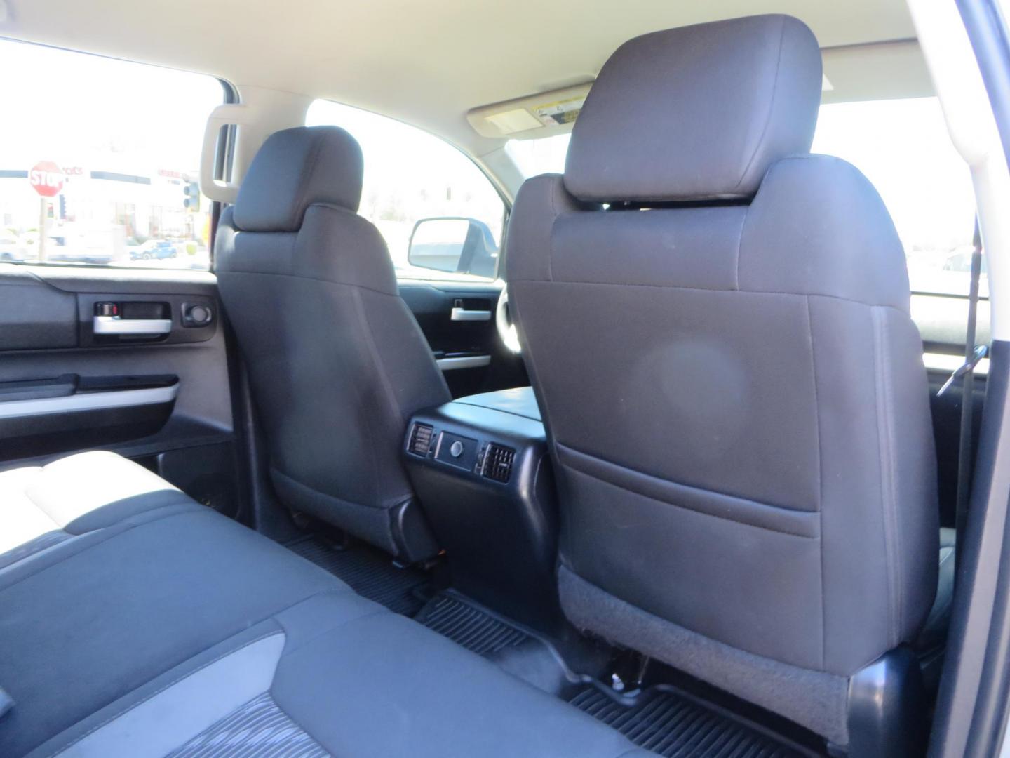 2018 Gray /Black Toyota Tundra SR5 5.7L V8 CrewMax 4WD (5TFDY5F15JX) with an 5.7L V8 DOHC 32V engine, 6A transmission, located at 2630 Grass Valley Highway, Auburn, CA, 95603, (530) 508-5100, 38.937893, -121.095482 - Lifted Tundra sitting on a Pro Comp 6" Lift kit, 37" Nitto Ridge Grappler tires, 20" Fuel Recoil wheels, N-Fab running boards, Grille Mounted Light Bar, Bilstein 5100 rear shocks, TRD dual exhaust, Fender Flarew, and window tint. - Photo#55