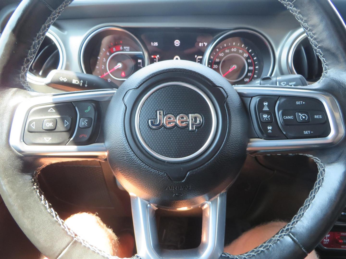 2021 Green Jeep Wrangler Unlimited Rubicon (1C4JJXFM1MW) with an 3.0L V6 DOHC 24V TURBO DIESEL engine, 6A transmission, located at 2630 Grass Valley Highway, Auburn, CA, 95603, (530) 508-5100, 38.937893, -121.095482 - Mopar lifted Diesel Rubicon with Fox shocks, HD tire carrier, Amp Power steps, Roof Rack, and color matched simulated beadlock rings. - Photo#40