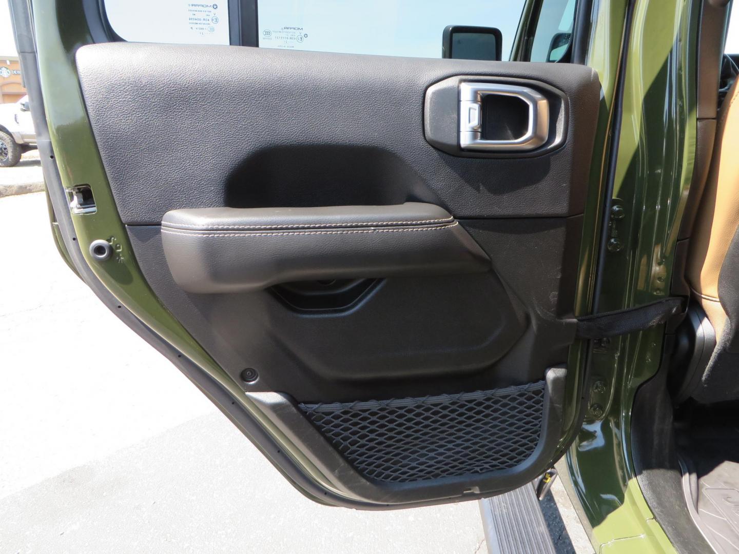 2021 Green Jeep Wrangler Unlimited Rubicon (1C4JJXFM1MW) with an 3.0L V6 DOHC 24V TURBO DIESEL engine, 6A transmission, located at 2630 Grass Valley Highway, Auburn, CA, 95603, (530) 508-5100, 38.937893, -121.095482 - Mopar lifted Diesel Rubicon with Fox shocks, HD tire carrier, Amp Power steps, Roof Rack, and color matched simulated beadlock rings. - Photo#44