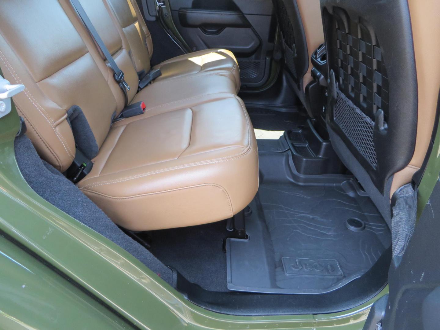 2021 Green Jeep Wrangler Unlimited Rubicon (1C4JJXFM1MW) with an 3.0L V6 DOHC 24V TURBO DIESEL engine, 6A transmission, located at 2630 Grass Valley Highway, Auburn, CA, 95603, (530) 508-5100, 38.937893, -121.095482 - Mopar lifted Diesel Rubicon with Fox shocks, HD tire carrier, Amp Power steps, Roof Rack, and color matched simulated beadlock rings. - Photo#61