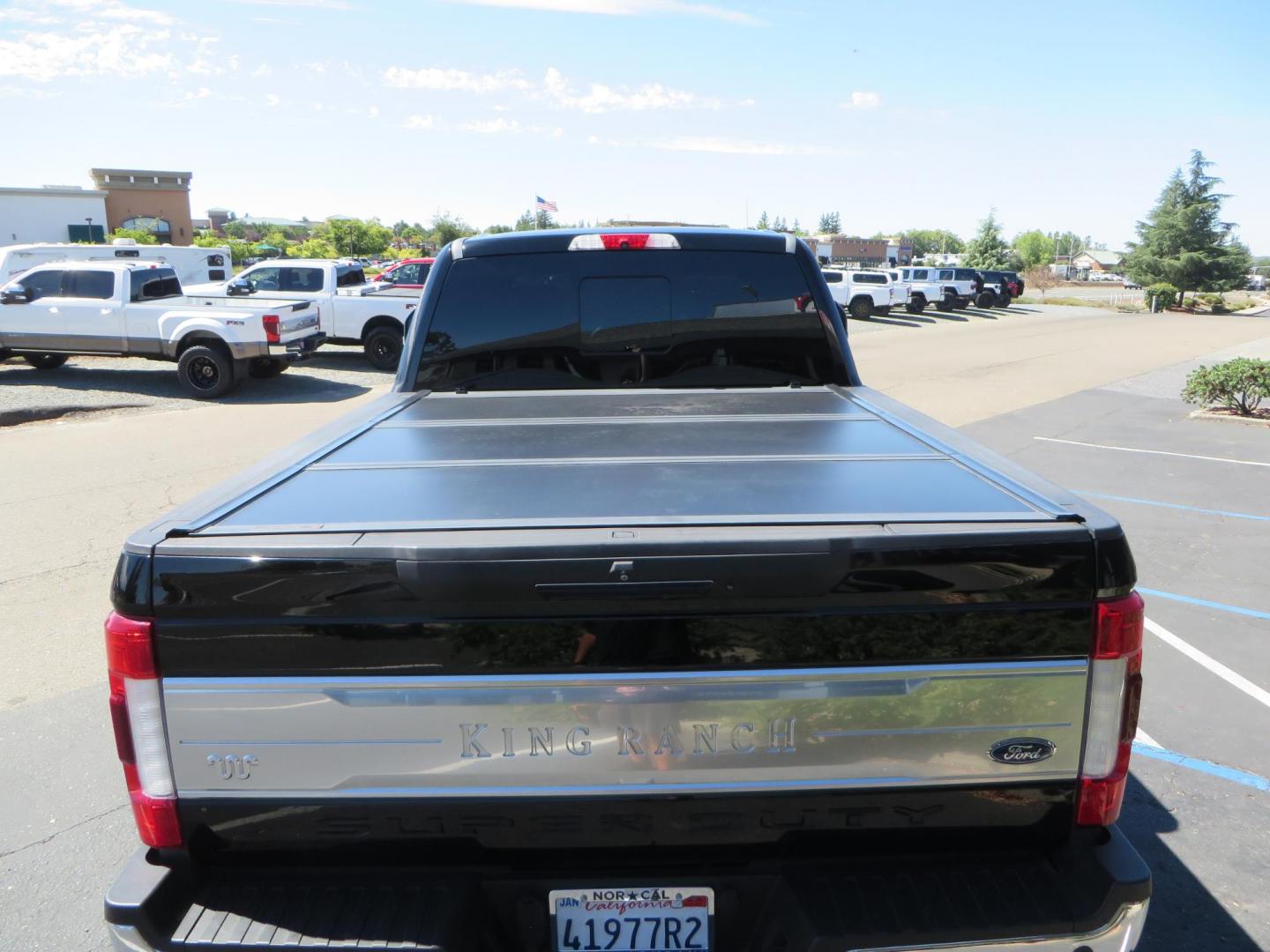 2017 BLACK /Brown Ford F-250 SD King Ranch Crew Cab 4WD (1FT7W2BT5HE) with an 6.7L V8 OHV 16V DIESEL engine, 6A transmission, located at 2630 Grass Valley Highway, Auburn, CA, 95603, (530) 508-5100, 38.937893, -121.095482 - Monster Superduty sitting on an 8" BDS long arm Fox 2.5 Coilover suspension system, Fox 2.0 shocks, Fox dual steering stabilizers, 22" Specialty Forged wheels, 40" Toyo MT tires, Undercover Ultraflex tonneau cover, 15" Drop Gen-Y hitch, and window tint. - Photo#13