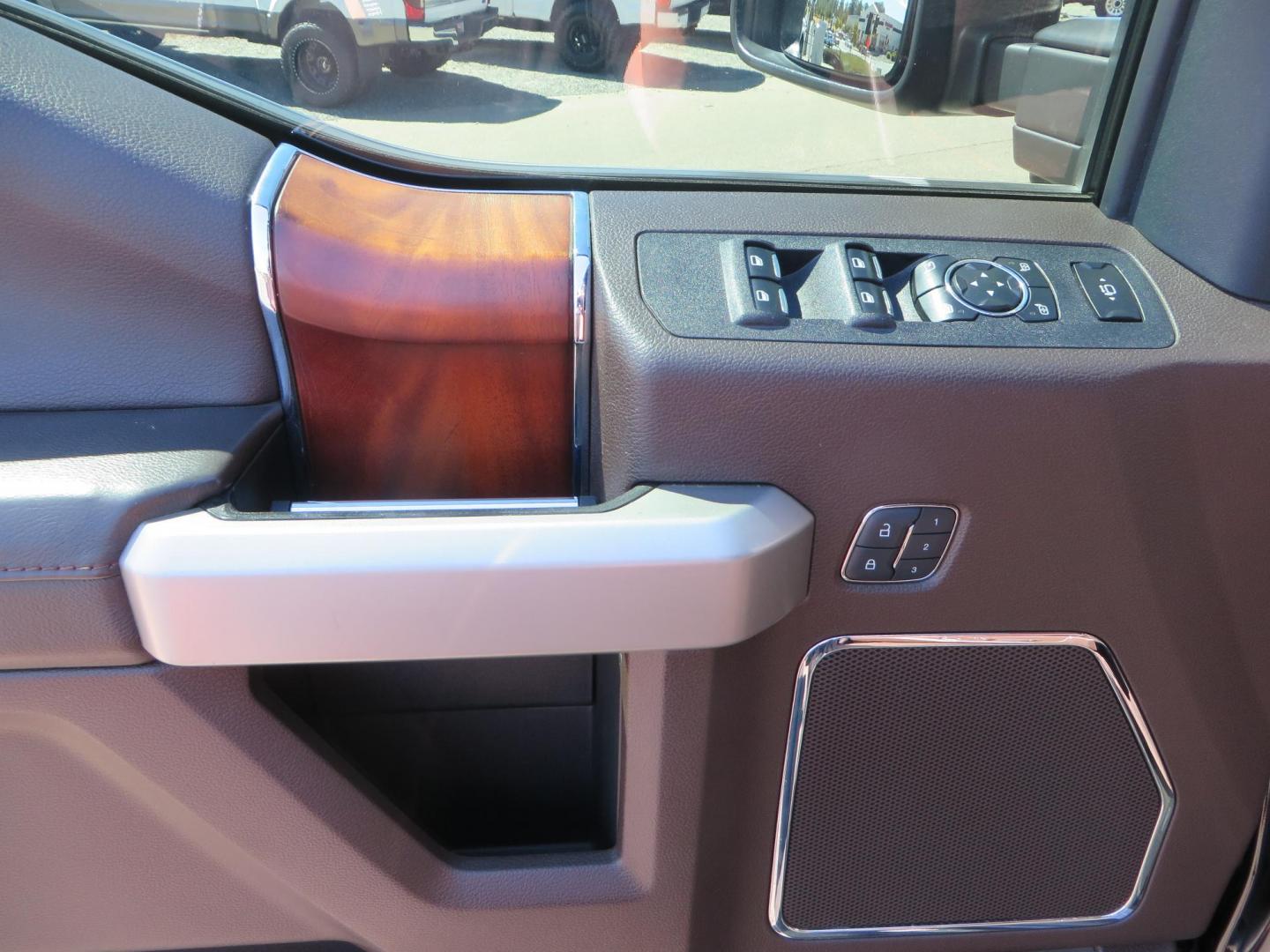 2017 BLACK /Brown Ford F-250 SD King Ranch Crew Cab 4WD (1FT7W2BT5HE) with an 6.7L V8 OHV 16V DIESEL engine, 6A transmission, located at 2630 Grass Valley Highway, Auburn, CA, 95603, (530) 508-5100, 38.937893, -121.095482 - Monster Superduty sitting on an 8" BDS long arm Fox 2.5 Coilover suspension system, Fox 2.0 shocks, Fox dual steering stabilizers, 22" Specialty Forged wheels, 40" Toyo MT tires, Undercover Ultraflex tonneau cover, 15" Drop Gen-Y hitch, and window tint. - Photo#26