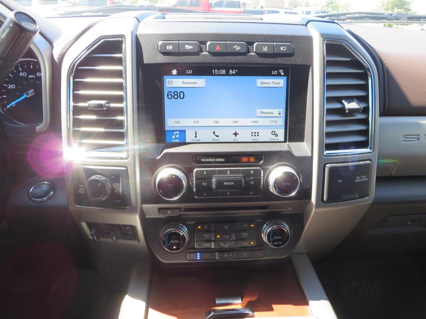 2017 BLACK /Brown Ford F-250 SD King Ranch Crew Cab 4WD (1FT7W2BT5HE) with an 6.7L V8 OHV 16V DIESEL engine, 6A transmission, located at 2630 Grass Valley Highway, Auburn, CA, 95603, (530) 508-5100, 38.937893, -121.095482 - Monster Superduty sitting on an 8" BDS long arm Fox 2.5 Coilover suspension system, Fox 2.0 shocks, Fox dual steering stabilizers, 22" Specialty Forged wheels, 40" Toyo MT tires, Undercover Ultraflex tonneau cover, 15" Drop Gen-Y hitch, and window tint. - Photo#38