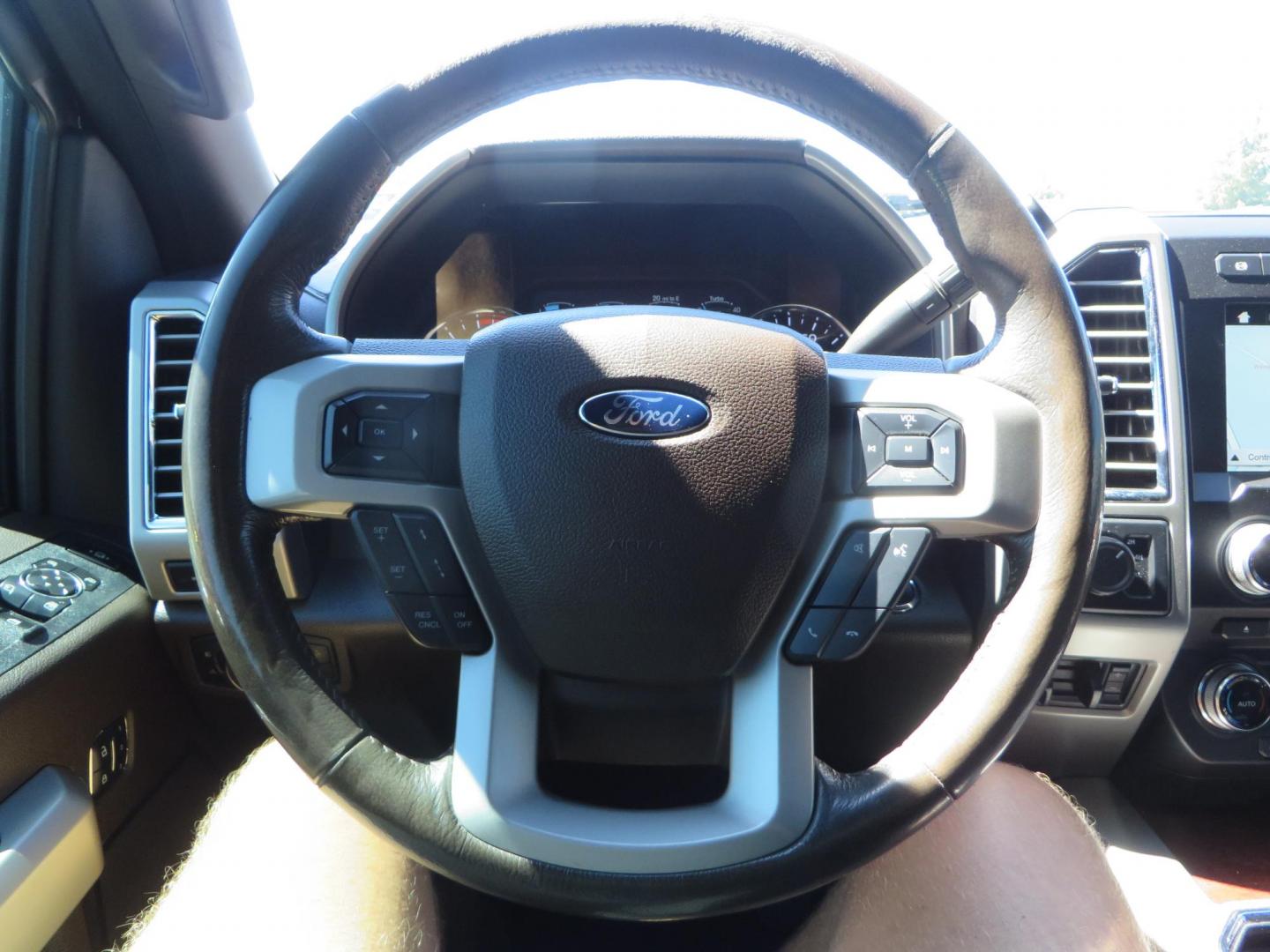 2017 BLACK /Brown Ford F-250 SD King Ranch Crew Cab 4WD (1FT7W2BT5HE) with an 6.7L V8 OHV 16V DIESEL engine, 6A transmission, located at 2630 Grass Valley Highway, Auburn, CA, 95603, (530) 508-5100, 38.937893, -121.095482 - Monster Superduty sitting on an 8" BDS long arm Fox 2.5 Coilover suspension system, Fox 2.0 shocks, Fox dual steering stabilizers, 22" Specialty Forged wheels, 40" Toyo MT tires, Undercover Ultraflex tonneau cover, 15" Drop Gen-Y hitch, and window tint. - Photo#49