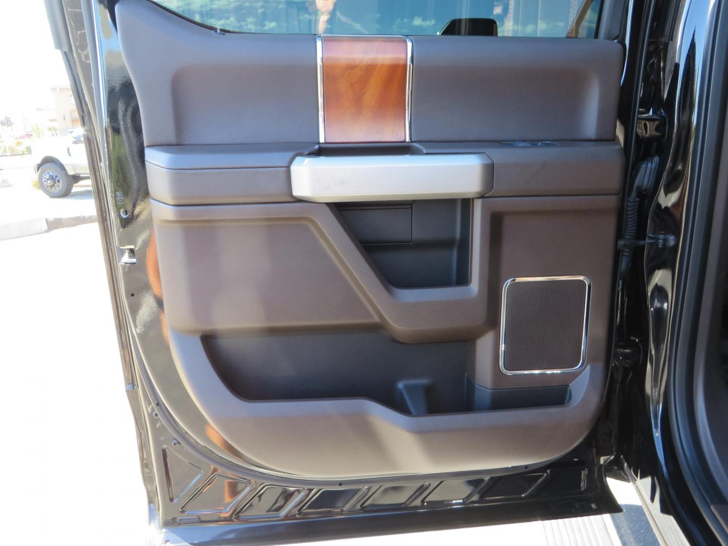 2017 BLACK /Brown Ford F-250 SD King Ranch Crew Cab 4WD (1FT7W2BT5HE) with an 6.7L V8 OHV 16V DIESEL engine, 6A transmission, located at 2630 Grass Valley Highway, Auburn, CA, 95603, (530) 508-5100, 38.937893, -121.095482 - Monster Superduty sitting on an 8" BDS long arm Fox 2.5 Coilover suspension system, Fox 2.0 shocks, Fox dual steering stabilizers, 22" Specialty Forged wheels, 40" Toyo MT tires, Undercover Ultraflex tonneau cover, 15" Drop Gen-Y hitch, and window tint. - Photo#56