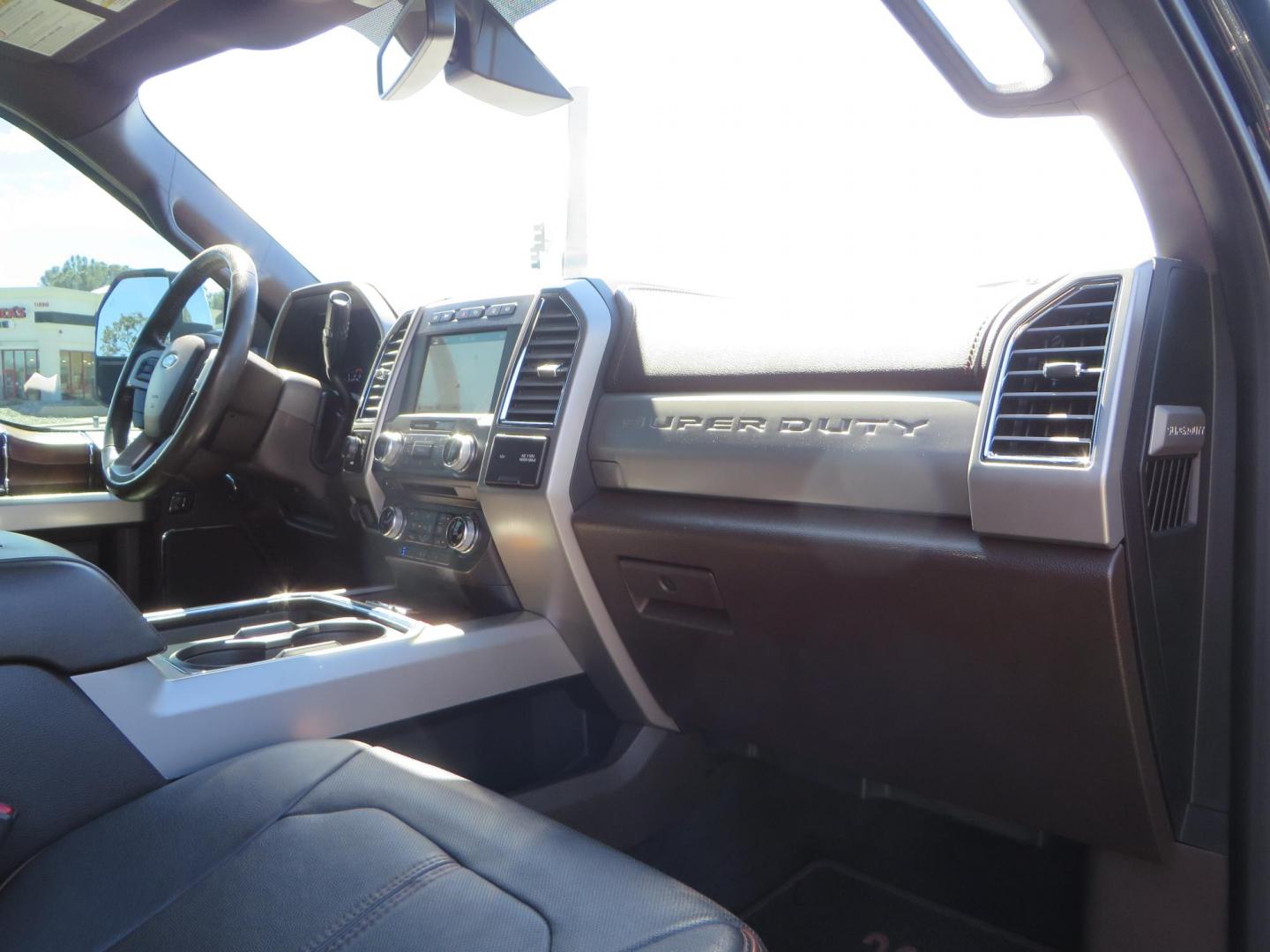 2017 BLACK /Brown Ford F-250 SD King Ranch Crew Cab 4WD (1FT7W2BT5HE) with an 6.7L V8 OHV 16V DIESEL engine, 6A transmission, located at 2630 Grass Valley Highway, Auburn, CA, 95603, (530) 508-5100, 38.937893, -121.095482 - Monster Superduty sitting on an 8" BDS long arm Fox 2.5 Coilover suspension system, Fox 2.0 shocks, Fox dual steering stabilizers, 22" Specialty Forged wheels, 40" Toyo MT tires, Undercover Ultraflex tonneau cover, 15" Drop Gen-Y hitch, and window tint. - Photo#70