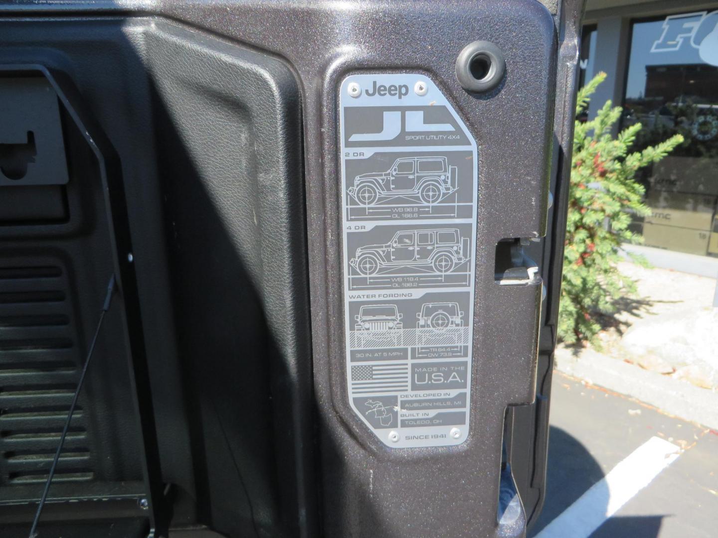 2020 Gray Jeep Wrangler Unlimited Rubicon (1C4HJXFN0LW) with an 2.0L L4 DOHC 16V TURBO engine, 6A transmission, located at 2630 Grass Valley Highway, Auburn, CA, 95603, (530) 508-5100, 38.937893, -121.095482 - Features a 3" Zone offroad suspension system, Fox Adventure series shocks, 37" Toyo RT tires, 17" Double Black Method NV wheels, Teraflex HD spare tire carrier, Nerf steps, and roof rack crossbars. - Photo#71