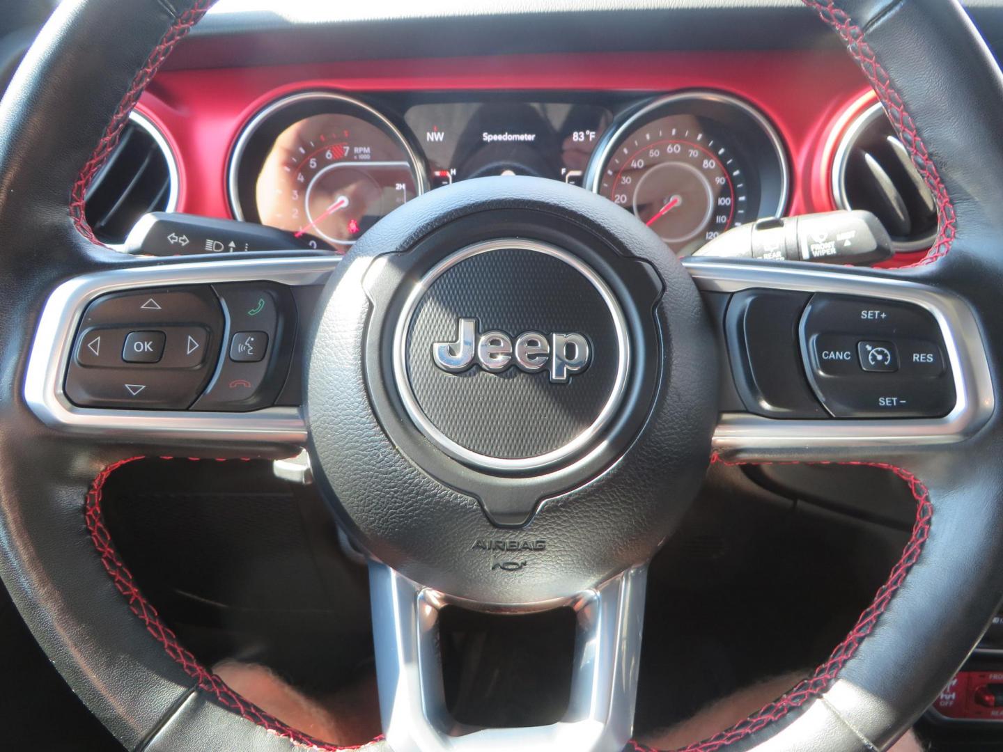 2021 Gray Jeep Wrangler Unlimited Rubicon (1C4HJXFN3MW) with an 2.0L L4 DOHC 16V TURBO engine, 6A transmission, located at 2630 Grass Valley Highway, Auburn, CA, 95603, (530) 508-5100, 38.937893, -121.095482 - Mopar lifted Rubicon, Fox shocks, 17" Method race wheels, 37" Nitto Recon Grappler tires, Falcon steering stabilizer, Smittybilt HD spare tire carrier, and Weathertech 1st and 2nd row floor liners. - Photo#38