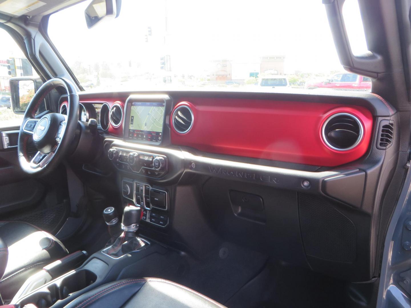 2021 Gray Jeep Wrangler Unlimited Rubicon (1C4HJXFN3MW) with an 2.0L L4 DOHC 16V TURBO engine, 6A transmission, located at 2630 Grass Valley Highway, Auburn, CA, 95603, (530) 508-5100, 38.937893, -121.095482 - Mopar lifted Rubicon, Fox shocks, 17" Method race wheels, 37" Nitto Recon Grappler tires, Falcon steering stabilizer, Smittybilt HD spare tire carrier, and Weathertech 1st and 2nd row floor liners. - Photo#56