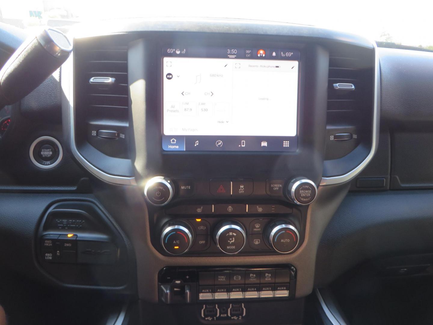 2022 SILVER /Black RAM 2500 Big Horn Black Widow Edition Crew Cab 4WD (3C6UR5DL3NG) with an 6.7L L6 OHV 24V TURBO DIESEL engine, 6A transmission, located at 2630 Grass Valley Highway, Auburn, CA, 95603, (530) 508-5100, 38.937893, -121.095482 - Ram 2500 Black Widow Edition Features 5" Suspension Lift System 20" Black Off Road Wheels 37" BFG KM3 Mud Terrain Tires Color Matched Pocket Fender Flares AMP Power Running Boards Tinted Front Windows Black Widow Gauge Cluster Black Widow Custom Stitched Headrests Red LED Interior Lights P - Photo#30