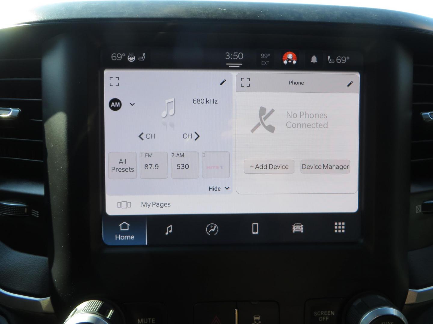 2022 SILVER /Black RAM 2500 Big Horn Black Widow Edition Crew Cab 4WD (3C6UR5DL3NG) with an 6.7L L6 OHV 24V TURBO DIESEL engine, 6A transmission, located at 2630 Grass Valley Highway, Auburn, CA, 95603, (530) 508-5100, 38.937893, -121.095482 - Ram 2500 Black Widow Edition Features 5" Suspension Lift System 20" Black Off Road Wheels 37" BFG KM3 Mud Terrain Tires Color Matched Pocket Fender Flares AMP Power Running Boards Tinted Front Windows Black Widow Gauge Cluster Black Widow Custom Stitched Headrests Red LED Interior Lights P - Photo#31