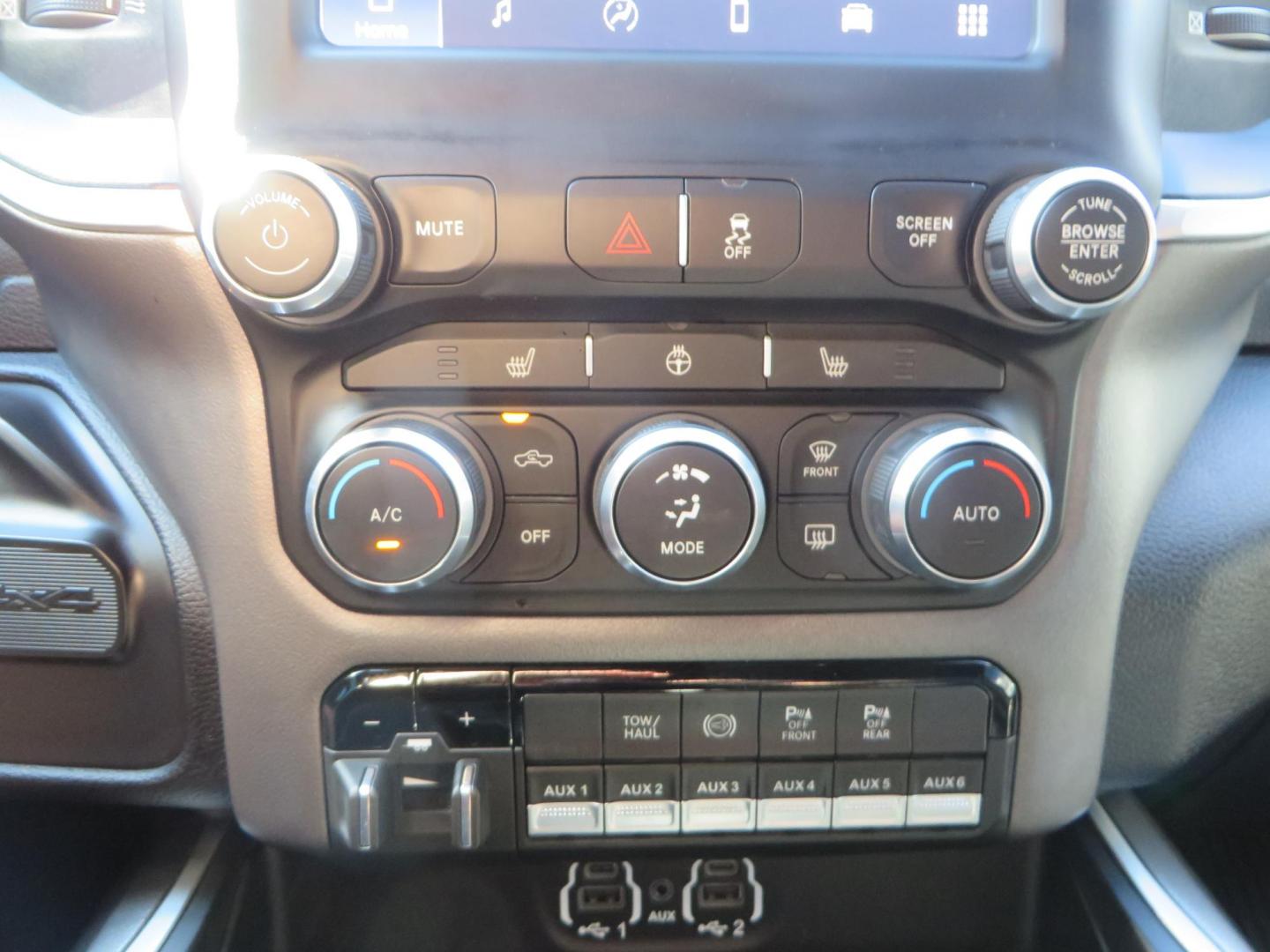 2022 SILVER /Black RAM 2500 Big Horn Black Widow Edition Crew Cab 4WD (3C6UR5DL3NG) with an 6.7L L6 OHV 24V TURBO DIESEL engine, 6A transmission, located at 2630 Grass Valley Highway, Auburn, CA, 95603, (530) 508-5100, 38.937893, -121.095482 - Ram 2500 Black Widow Edition Features 5" Suspension Lift System 20" Black Off Road Wheels 37" BFG KM3 Mud Terrain Tires Color Matched Pocket Fender Flares AMP Power Running Boards Tinted Front Windows Black Widow Gauge Cluster Black Widow Custom Stitched Headrests Red LED Interior Lights P - Photo#33