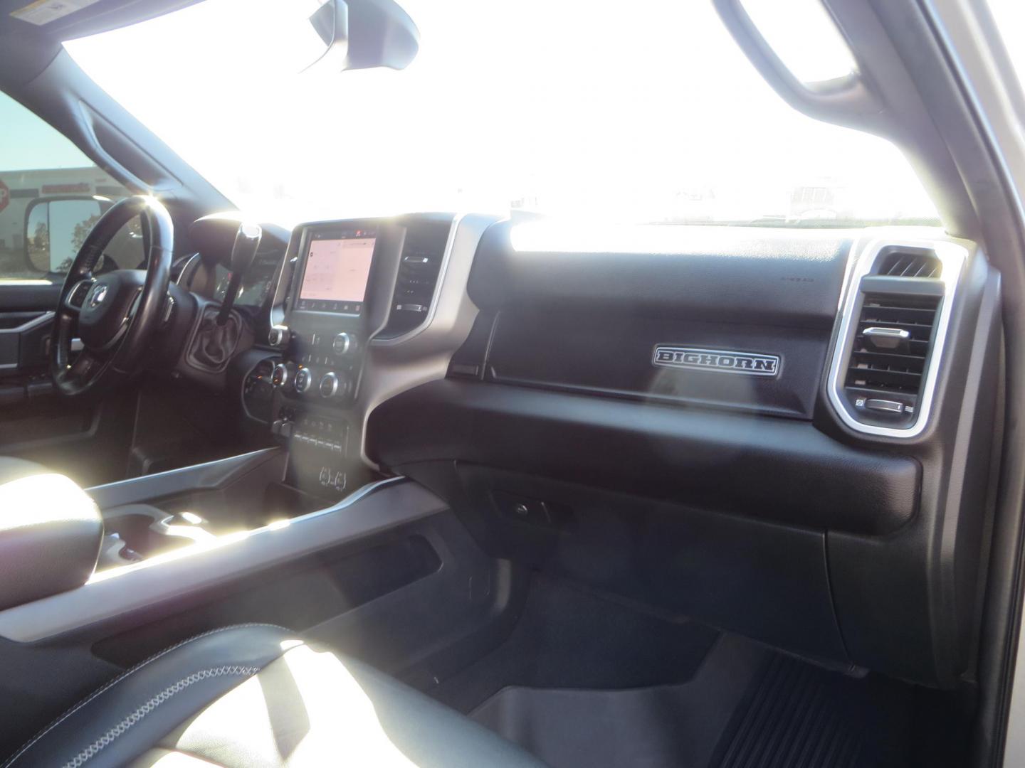 2022 SILVER /Black RAM 2500 Big Horn Black Widow Edition Crew Cab 4WD (3C6UR5DL3NG) with an 6.7L L6 OHV 24V TURBO DIESEL engine, 6A transmission, located at 2630 Grass Valley Highway, Auburn, CA, 95603, (530) 508-5100, 38.937893, -121.095482 - Ram 2500 Black Widow Edition Features 5" Suspension Lift System 20" Black Off Road Wheels 37" BFG KM3 Mud Terrain Tires Color Matched Pocket Fender Flares AMP Power Running Boards Tinted Front Windows Black Widow Gauge Cluster Black Widow Custom Stitched Headrests Red LED Interior Lights P - Photo#57