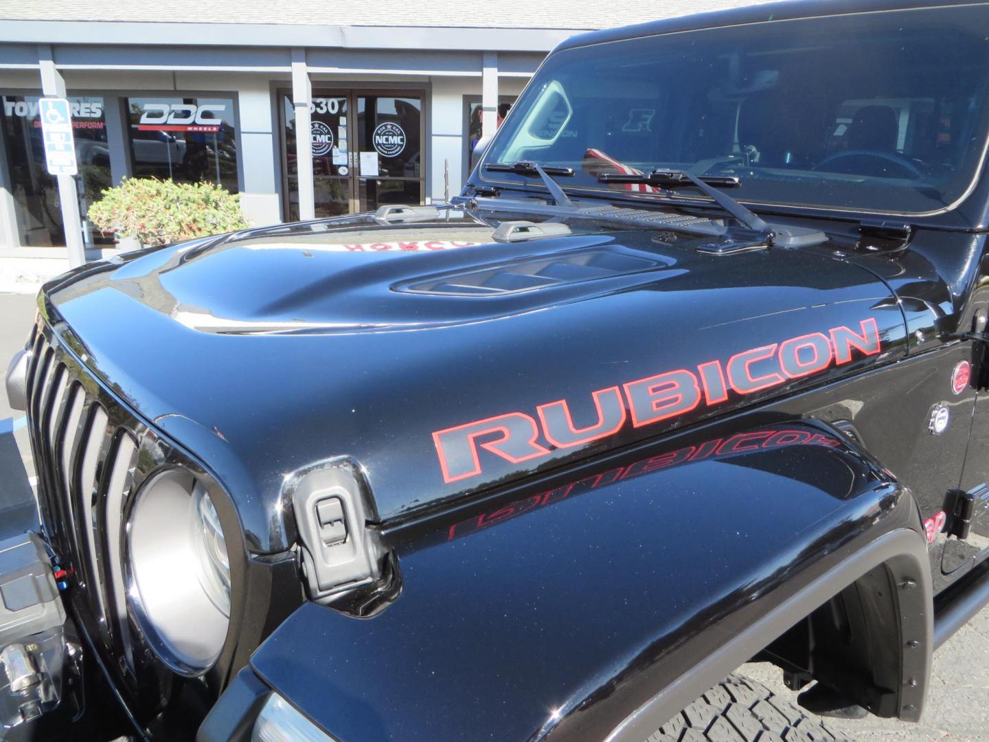 2021 BLACK /BLACK Jeep Gladiator Rubicon (1C6JJTBG1ML) with an 3.6L V6 DOHC 24V engine, automatic transmission, located at 2630 Grass Valley Highway, Auburn, CA, 95603, (530) 508-5100, 38.937893, -121.095482 - Mopar lifted Rubicon with Fox shocks, 17" Black Rhino Kelso wheels, 35" Nitto Terra Grappler G2 tires, AMP power steps, Rock Hard 4x4 front bumper, Warn Winch, 10" Rigid light bar, Bakflip MX4, and a Btech UV-5100 radio. - Photo#11