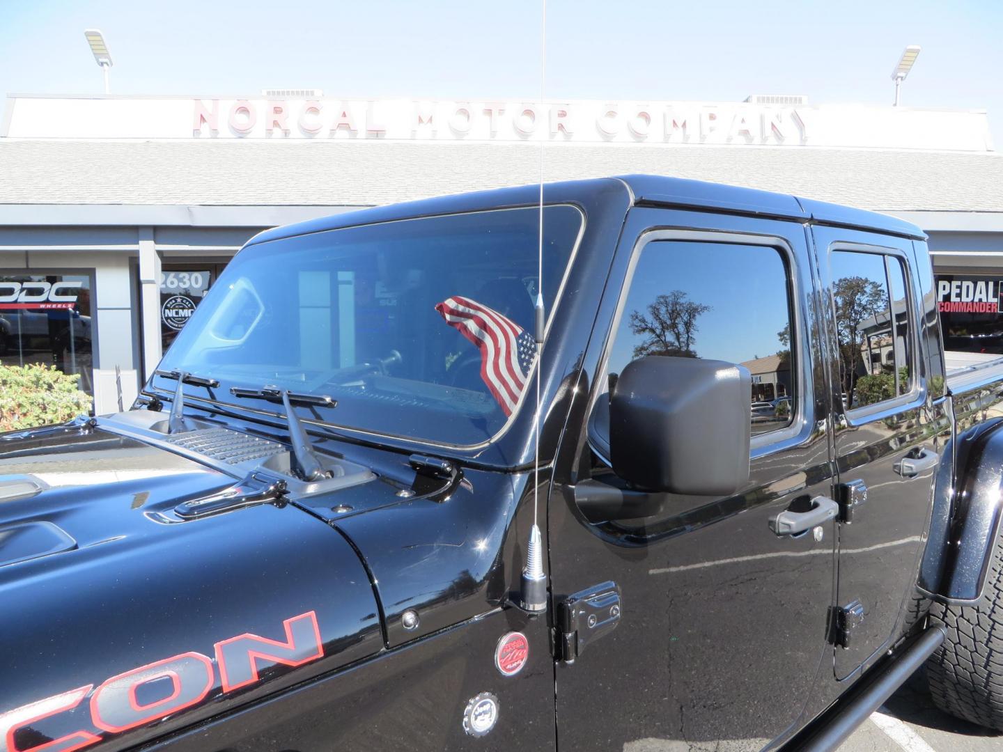 2021 BLACK /BLACK Jeep Gladiator Rubicon (1C6JJTBG1ML) with an 3.6L V6 DOHC 24V engine, automatic transmission, located at 2630 Grass Valley Highway, Auburn, CA, 95603, (530) 508-5100, 38.937893, -121.095482 - Mopar lifted Rubicon with Fox shocks, 17" Black Rhino Kelso wheels, 35" Nitto Terra Grappler G2 tires, AMP power steps, Rock Hard 4x4 front bumper, Warn Winch, 10" Rigid light bar, Bakflip MX4, and a Btech UV-5100 radio. - Photo#14