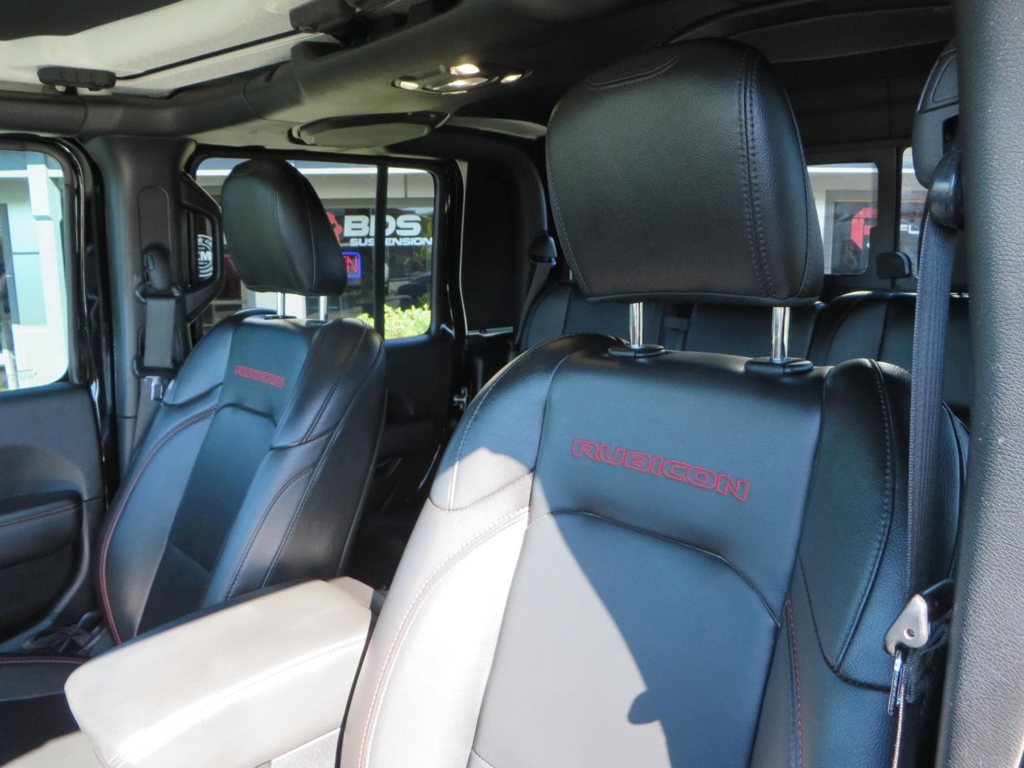 2021 BLACK /BLACK Jeep Gladiator Rubicon (1C6JJTBG1ML) with an 3.6L V6 DOHC 24V engine, automatic transmission, located at 2630 Grass Valley Highway, Auburn, CA, 95603, (530) 508-5100, 38.937893, -121.095482 - Mopar lifted Rubicon with Fox shocks, 17" Black Rhino Kelso wheels, 35" Nitto Terra Grappler G2 tires, AMP power steps, Rock Hard 4x4 front bumper, Warn Winch, 10" Rigid light bar, Bakflip MX4, and a Btech UV-5100 radio. - Photo#25