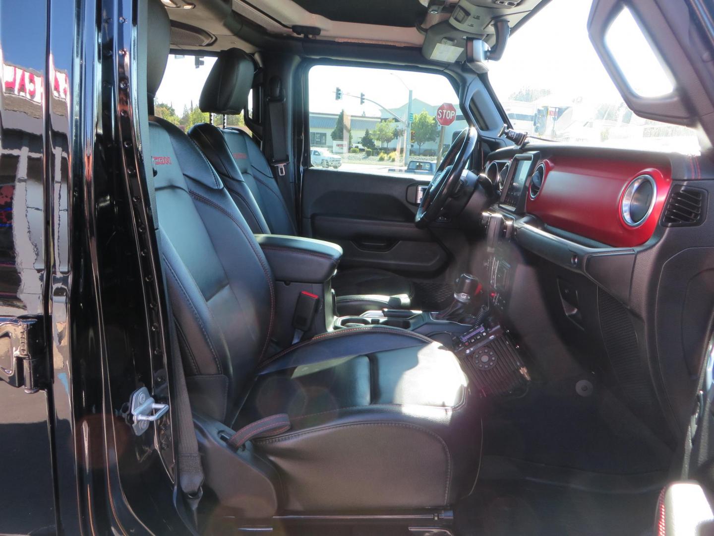 2021 BLACK /BLACK Jeep Gladiator Rubicon (1C6JJTBG1ML) with an 3.6L V6 DOHC 24V engine, automatic transmission, located at 2630 Grass Valley Highway, Auburn, CA, 95603, (530) 508-5100, 38.937893, -121.095482 - Mopar lifted Rubicon with Fox shocks, 17" Black Rhino Kelso wheels, 35" Nitto Terra Grappler G2 tires, AMP power steps, Rock Hard 4x4 front bumper, Warn Winch, 10" Rigid light bar, Bakflip MX4, and a Btech UV-5100 radio. - Photo#59