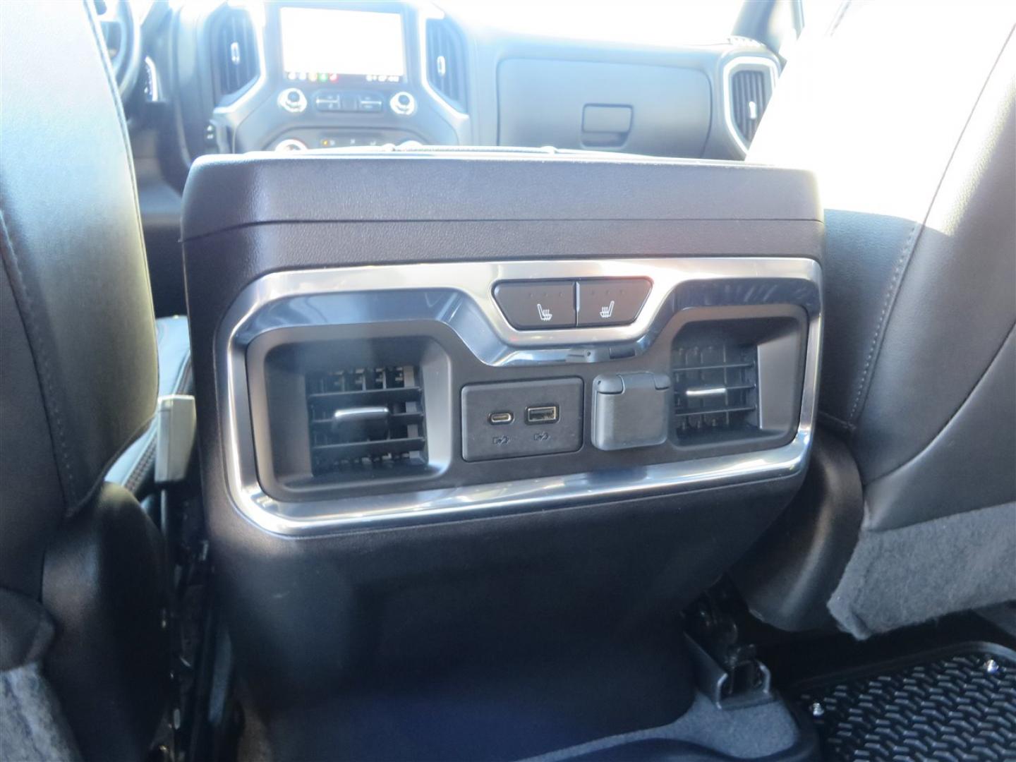 2021 BLACK /BLACK GMC Sierra 2500HD AT4 Crew Cab 4WD (1GT49PEY3MF) with an 6.6L V8 OHV 16 DIESEL engine, 6A transmission, located at 2630 Grass Valley Highway, Auburn, CA, 95603, (530) 508-5100, 38.937893, -121.095482 - Features a RC 7'' suspension system, 37'' Nitto Ridge Grappler tires, 22'' 4 Play wheels, Airlift helper bags with compressor, soft folding tonneau cover, and window tint. - Photo#53