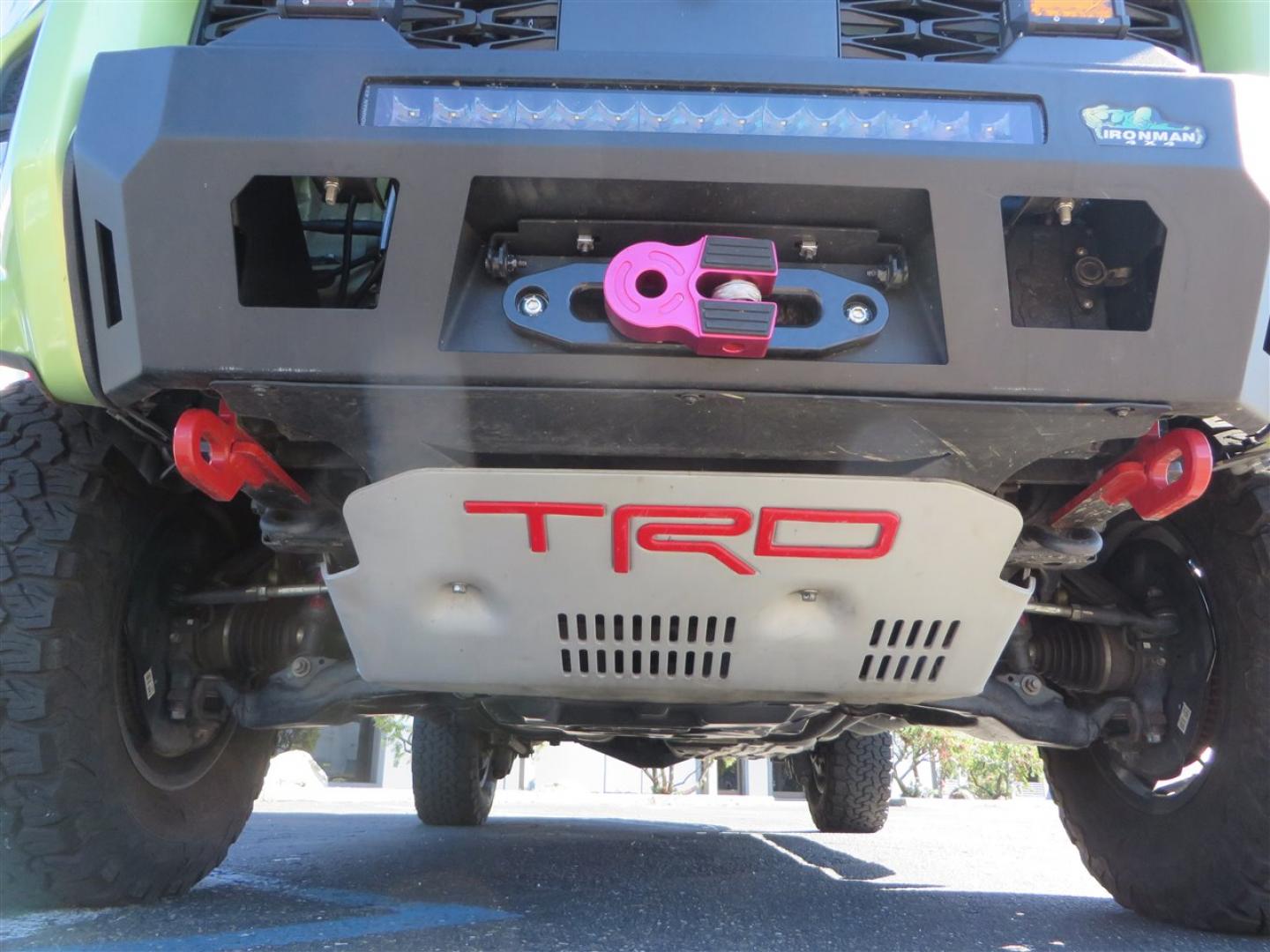 2022 Green /Black Toyota 4Runner TRD PRO 4WD (JTELU5JR6N6) with an 4.0L V6 DOHC 24V engine, 5A transmission, located at 2630 Grass Valley Highway, Auburn, CA, 95603, (530) 508-5100, 38.937893, -121.095482 - Features- A Magnuson Supercharger, Westcott Designs level kit and Roof Ladder, BFG KO3 tires, IronMan Front and rear bumpers, Winch, Led lighting, Rock Sliders, Alpha Rex tail lights, IKamper roof rack, Mamba Roof mounted tent, Yakima roof basket, Kammok Awning, Smoked bug deflector, Pedal Commander - Photo#12