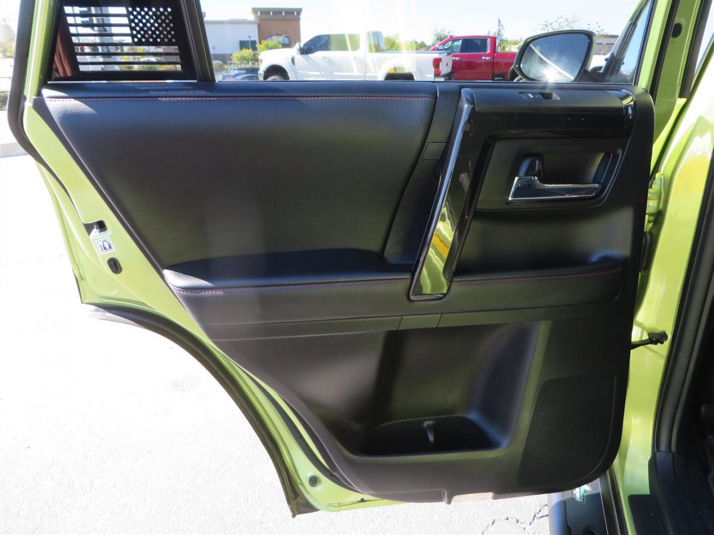 2022 Green /Black Toyota 4Runner TRD PRO 4WD (JTELU5JR6N6) with an 4.0L V6 DOHC 24V engine, 5A transmission, located at 2630 Grass Valley Highway, Auburn, CA, 95603, (530) 508-5100, 38.937893, -121.095482 - Features- A Magnuson Supercharger, Westcott Designs level kit and Roof Ladder, BFG KO3 tires, IronMan Front and rear bumpers, Winch, Led lighting, Rock Sliders, Alpha Rex tail lights, IKamper roof rack, Mamba Roof mounted tent, Yakima roof basket, Kammok Awning, Smoked bug deflector, Pedal Commander - Photo#68