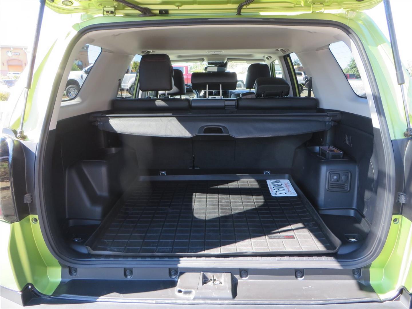 2022 Green /Black Toyota 4Runner TRD PRO 4WD (JTELU5JR6N6) with an 4.0L V6 DOHC 24V engine, 5A transmission, located at 2630 Grass Valley Highway, Auburn, CA, 95603, (530) 508-5100, 38.937893, -121.095482 - Features- A Magnuson Supercharger, Westcott Designs level kit and Roof Ladder, BFG KO3 tires, IronMan Front and rear bumpers, Winch, Led lighting, Rock Sliders, Alpha Rex tail lights, IKamper roof rack, Mamba Roof mounted tent, Yakima roof basket, Kammok Awning, Smoked bug deflector, Pedal Commander - Photo#89