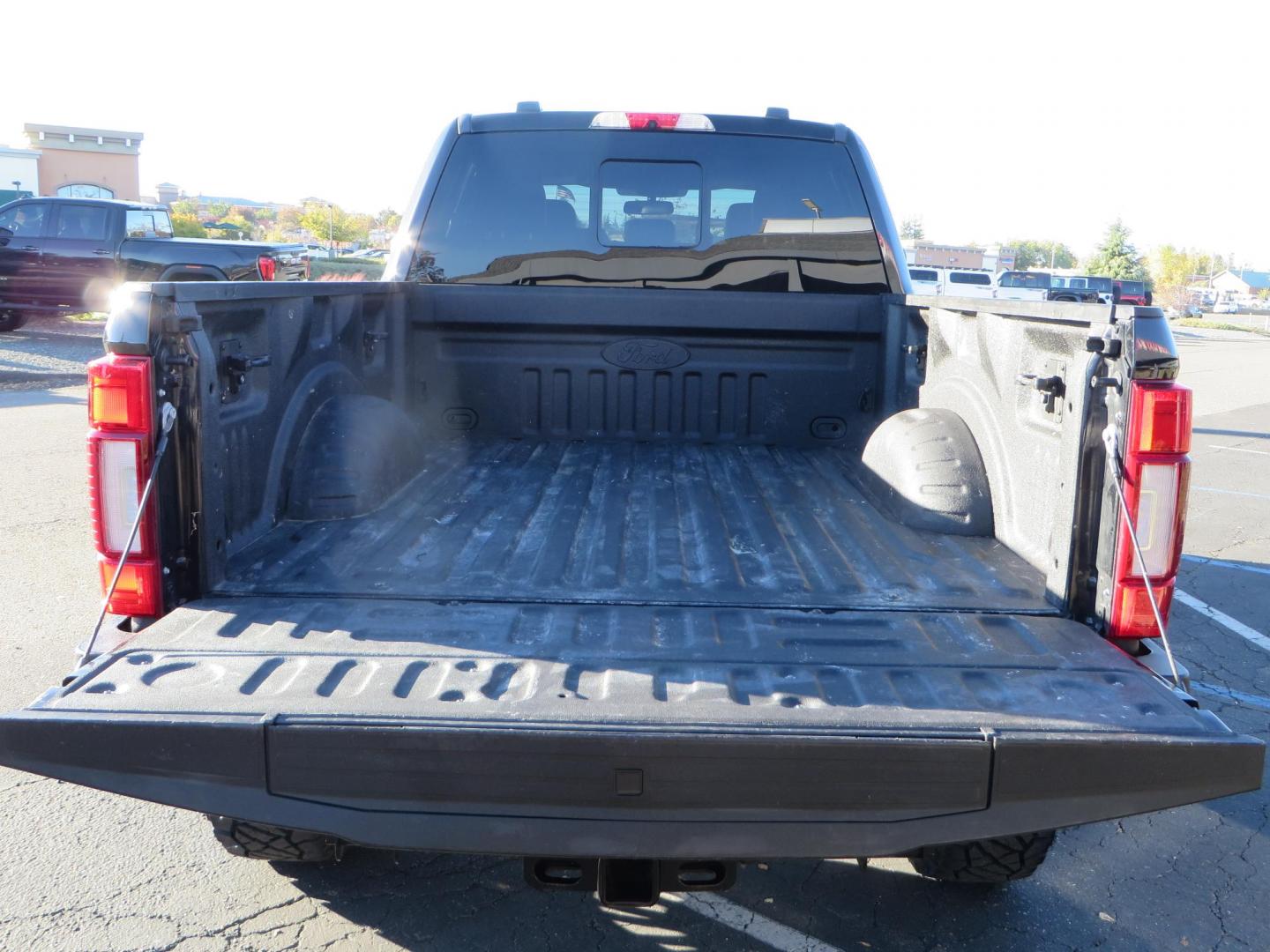 2022 BLACK /BLACK Ford F-250 SD Platinum Tremor Crew Cab Short Bed 4WD (1FT8W2BT2NE) with an 6.7L V8 OHV 16V DIESEL engine, 10 speed transmission, located at 2630 Grass Valley Highway, Auburn, CA, 95603, (530) 508-5100, 38.937893, -121.095482 - Features - BDS 4" Radius arm suspension system, Fox 2.0 shocks, Dual Fox steering stabilizers, 37" Nitto Ridge Grappler tires, 20" Fuel Rebel wheels, Airlift air bags, Airlift wireless 1 compressor, and window tint. - Photo#16