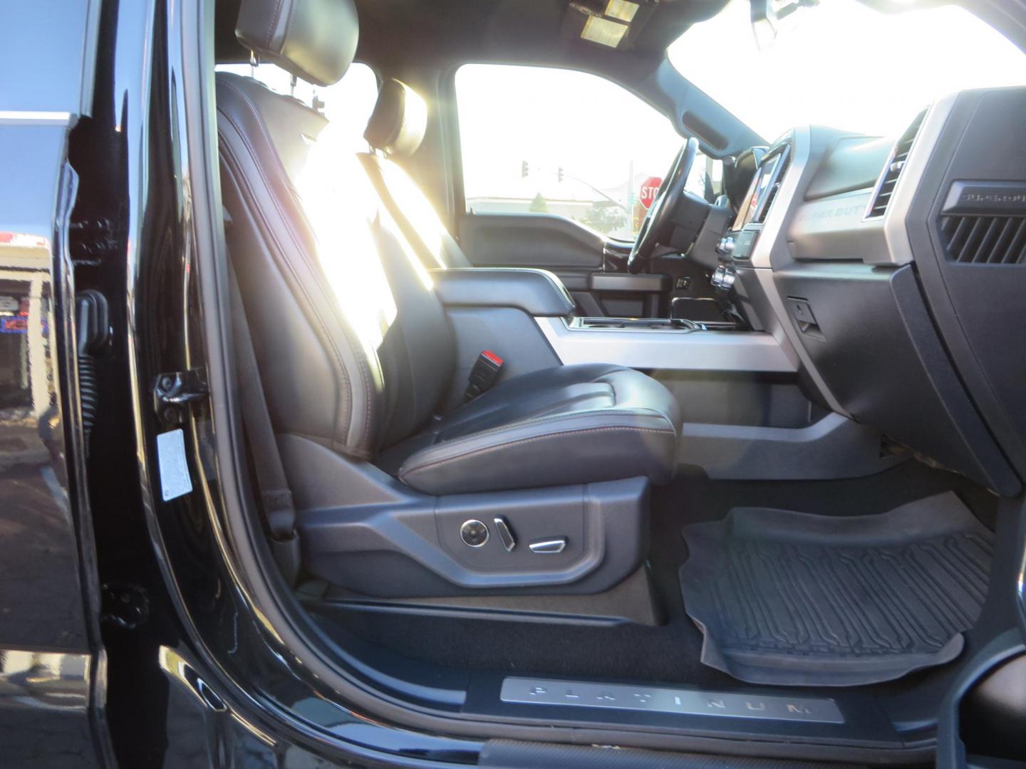 2022 BLACK /BLACK Ford F-250 SD Platinum Tremor Crew Cab Short Bed 4WD (1FT8W2BT2NE) with an 6.7L V8 OHV 16V DIESEL engine, 10 speed transmission, located at 2630 Grass Valley Highway, Auburn, CA, 95603, (530) 508-5100, 38.937893, -121.095482 - Features - BDS 4" Radius arm suspension system, Fox 2.0 shocks, Dual Fox steering stabilizers, 37" Nitto Ridge Grappler tires, 20" Fuel Rebel wheels, Airlift air bags, Airlift wireless 1 compressor, and window tint. - Photo#66