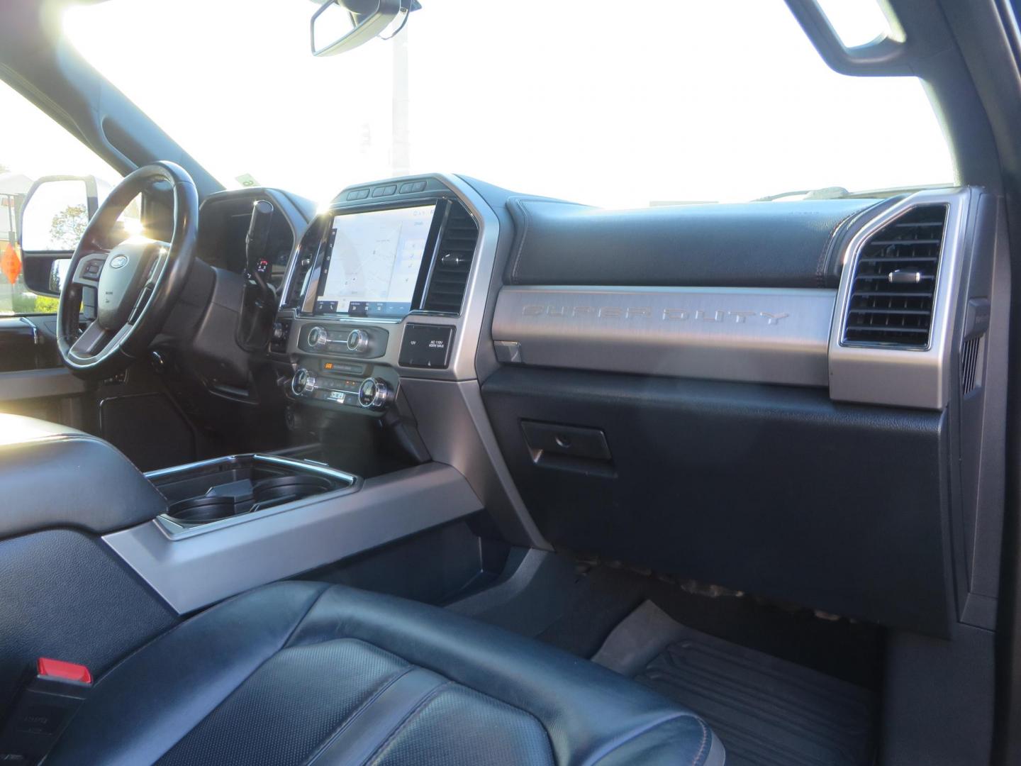 2022 BLACK /BLACK Ford F-250 SD Platinum Tremor Crew Cab Short Bed 4WD (1FT8W2BT2NE) with an 6.7L V8 OHV 16V DIESEL engine, 10 speed transmission, located at 2630 Grass Valley Highway, Auburn, CA, 95603, (530) 508-5100, 38.937893, -121.095482 - Features - BDS 4" Radius arm suspension system, Fox 2.0 shocks, Dual Fox steering stabilizers, 37" Nitto Ridge Grappler tires, 20" Fuel Rebel wheels, Airlift air bags, Airlift wireless 1 compressor, and window tint. - Photo#69