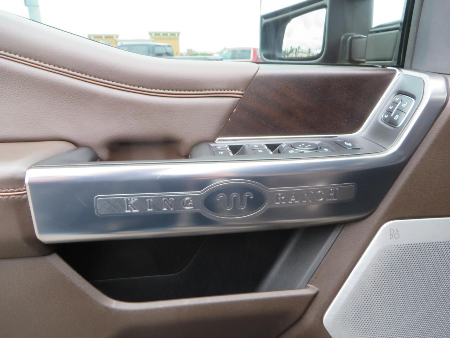 2024 Bronze /Brown Ford F-350 SD King Ranch Crew Cab Long Bed 4WD (1FT8W3BT4RE) with an 6.7L V8 OHV 16V DIESEL engine, 6A transmission, located at 2630 Grass Valley Highway, Auburn, CA, 95603, (530) 508-5100, 38.937893, -121.095482 - Longbed Kinch Ranch sitting on a BDS level kit, Fox 2.0 shocks, 20'' Method MR709 race wheels, and 35'' Toyo AT3 tires. - Photo#23