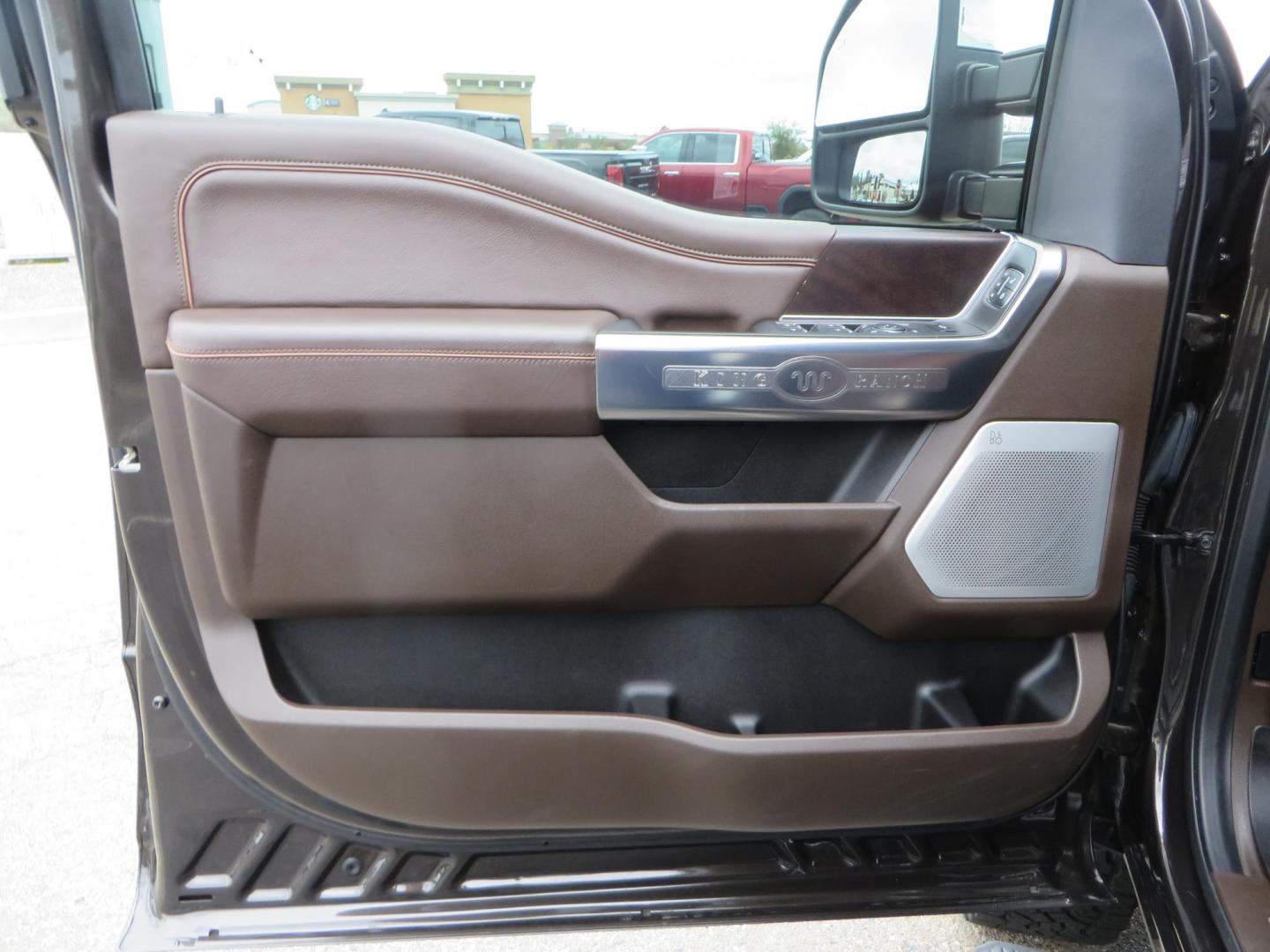 2024 Bronze /Brown Ford F-350 SD King Ranch Crew Cab Long Bed 4WD (1FT8W3BT4RE) with an 6.7L V8 OHV 16V DIESEL engine, 6A transmission, located at 2630 Grass Valley Highway, Auburn, CA, 95603, (530) 508-5100, 38.937893, -121.095482 - Longbed Kinch Ranch sitting on a BDS level kit, Fox 2.0 shocks, 20'' Method MR709 race wheels, and 35'' Toyo AT3 tires. - Photo#22