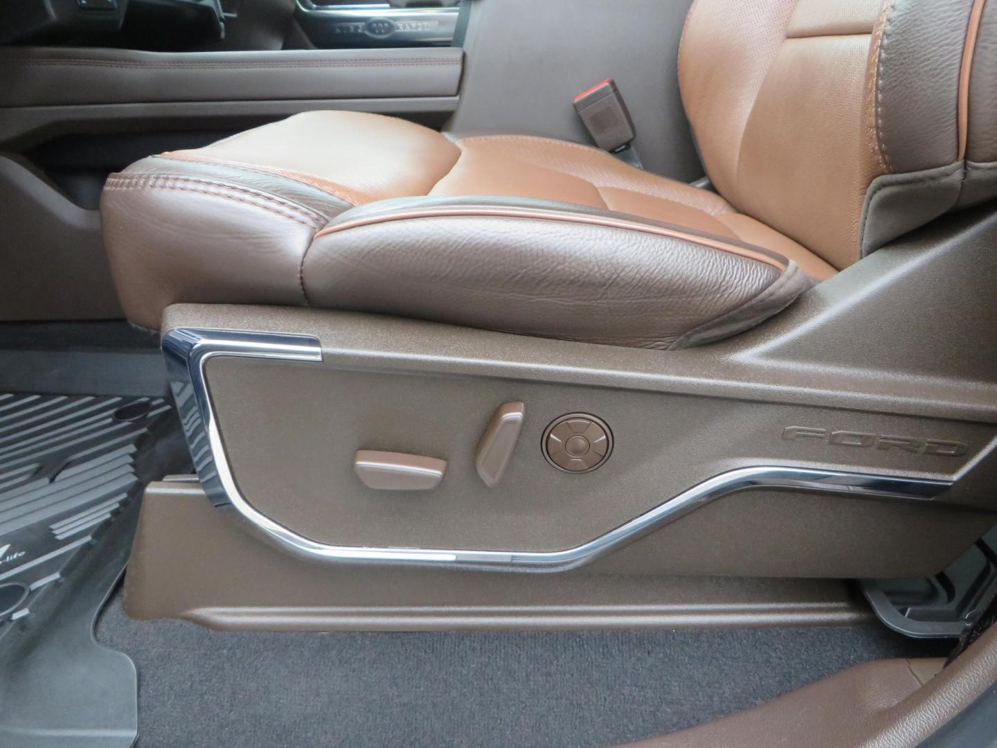 2024 Bronze /Brown Ford F-350 SD King Ranch Crew Cab Long Bed 4WD (1FT8W3BT4RE) with an 6.7L V8 OHV 16V DIESEL engine, 6A transmission, located at 2630 Grass Valley Highway, Auburn, CA, 95603, (530) 508-5100, 38.937893, -121.095482 - Longbed Kinch Ranch sitting on a BDS level kit, Fox 2.0 shocks, 20'' Method MR709 race wheels, and 35'' Toyo AT3 tires. - Photo#28