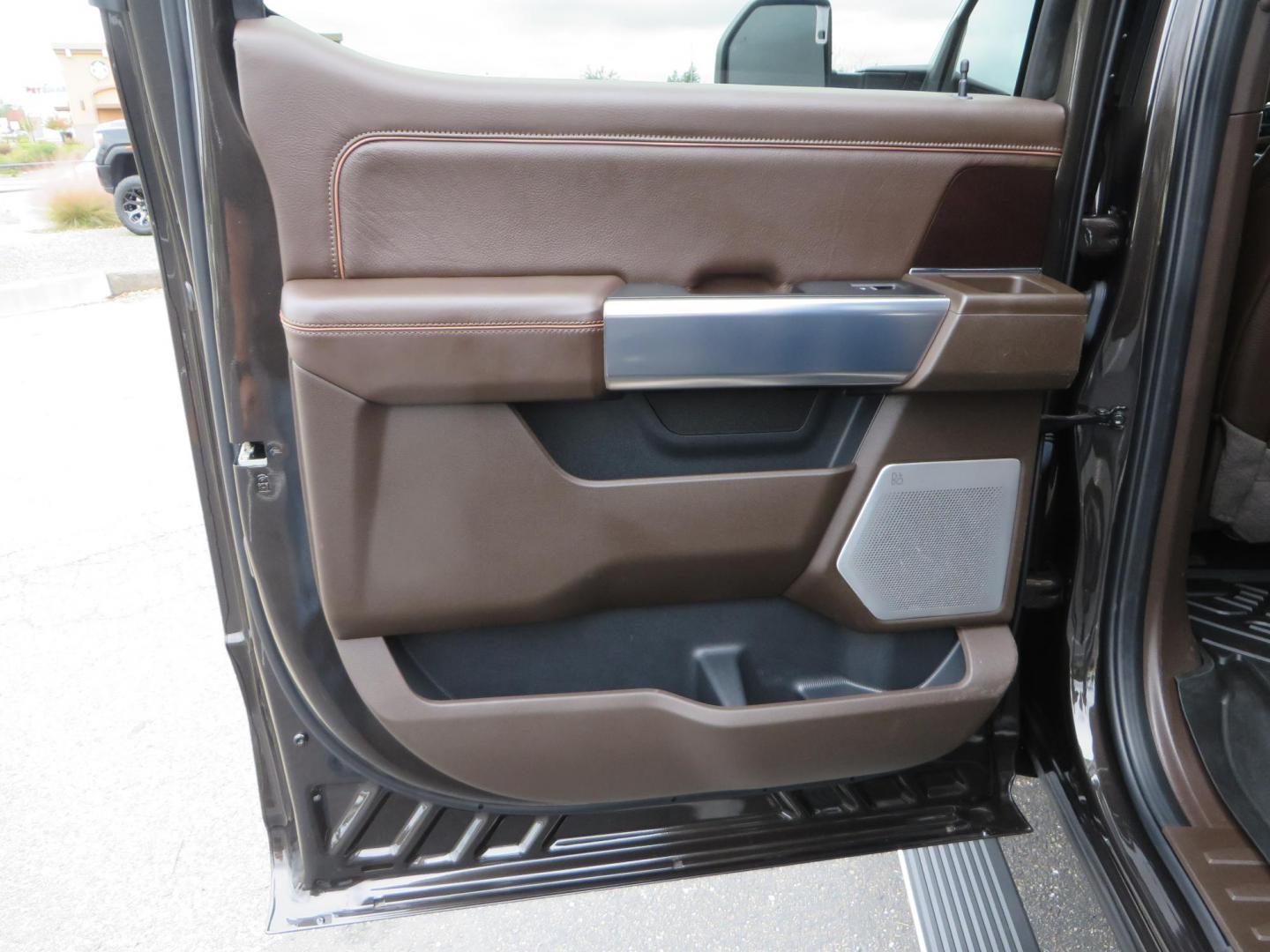 2024 Bronze /Brown Ford F-350 SD King Ranch Crew Cab Long Bed 4WD (1FT8W3BT4RE) with an 6.7L V8 OHV 16V DIESEL engine, 6A transmission, located at 2630 Grass Valley Highway, Auburn, CA, 95603, (530) 508-5100, 38.937893, -121.095482 - Longbed Kinch Ranch sitting on a BDS level kit, Fox 2.0 shocks, 20'' Method MR709 race wheels, and 35'' Toyo AT3 tires. - Photo#53