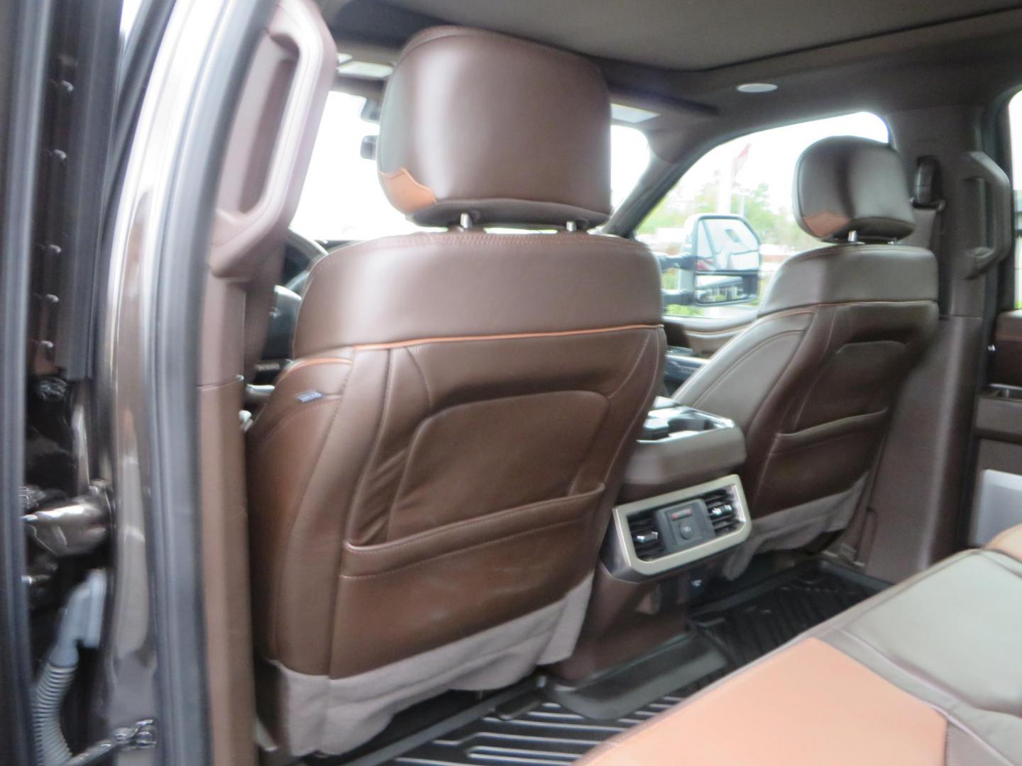 2024 Bronze /Brown Ford F-350 SD King Ranch Crew Cab Long Bed 4WD (1FT8W3BT4RE) with an 6.7L V8 OHV 16V DIESEL engine, 6A transmission, located at 2630 Grass Valley Highway, Auburn, CA, 95603, (530) 508-5100, 38.937893, -121.095482 - Longbed Kinch Ranch sitting on a BDS level kit, Fox 2.0 shocks, 20'' Method MR709 race wheels, and 35'' Toyo AT3 tires. - Photo#59