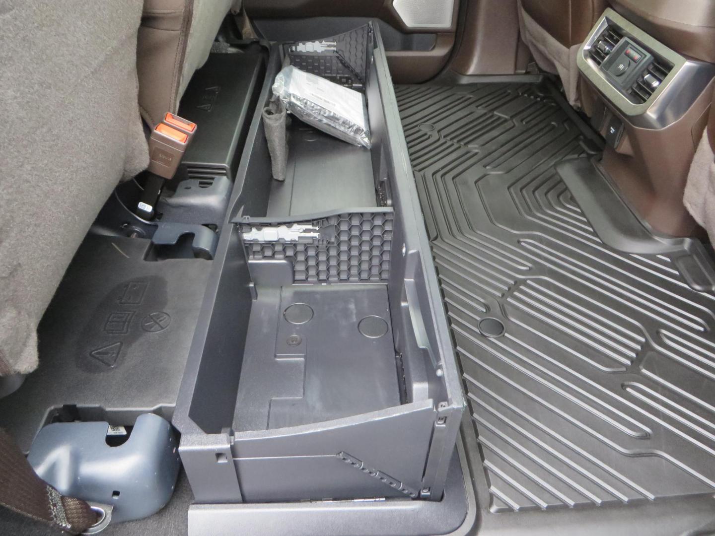 2024 Bronze /Brown Ford F-350 SD King Ranch Crew Cab Long Bed 4WD (1FT8W3BT4RE) with an 6.7L V8 OHV 16V DIESEL engine, 6A transmission, located at 2630 Grass Valley Highway, Auburn, CA, 95603, (530) 508-5100, 38.937893, -121.095482 - Longbed Kinch Ranch sitting on a BDS level kit, Fox 2.0 shocks, 20'' Method MR709 race wheels, and 35'' Toyo AT3 tires. - Photo#73