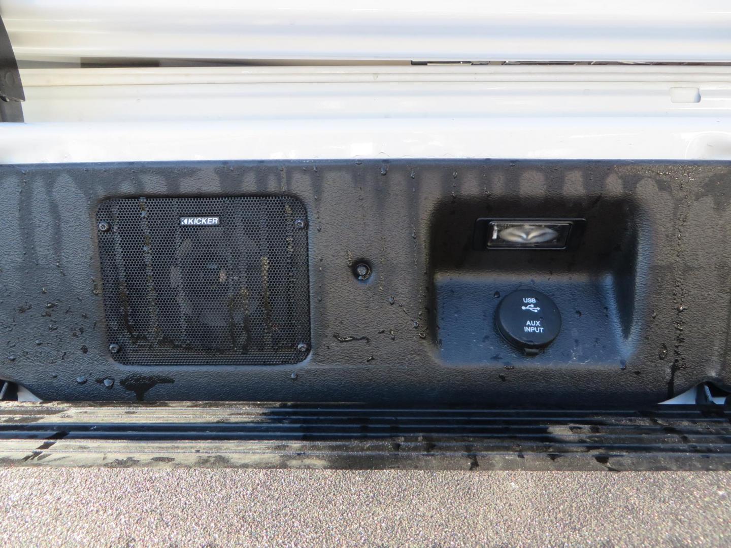 2024 White /Brown GMC Sierra 3500HD Crew Cab 4WD (1GT49YEYXRF) with an 6.6L V8 OHV 16V TURBO DIESEL engine, 10 Speed Automatic transmission, located at 2630 Grass Valley Highway, Auburn, CA, 95603, (530) 508-5100, 38.937893, -121.095482 - Must see Tow rig! - Photo#18